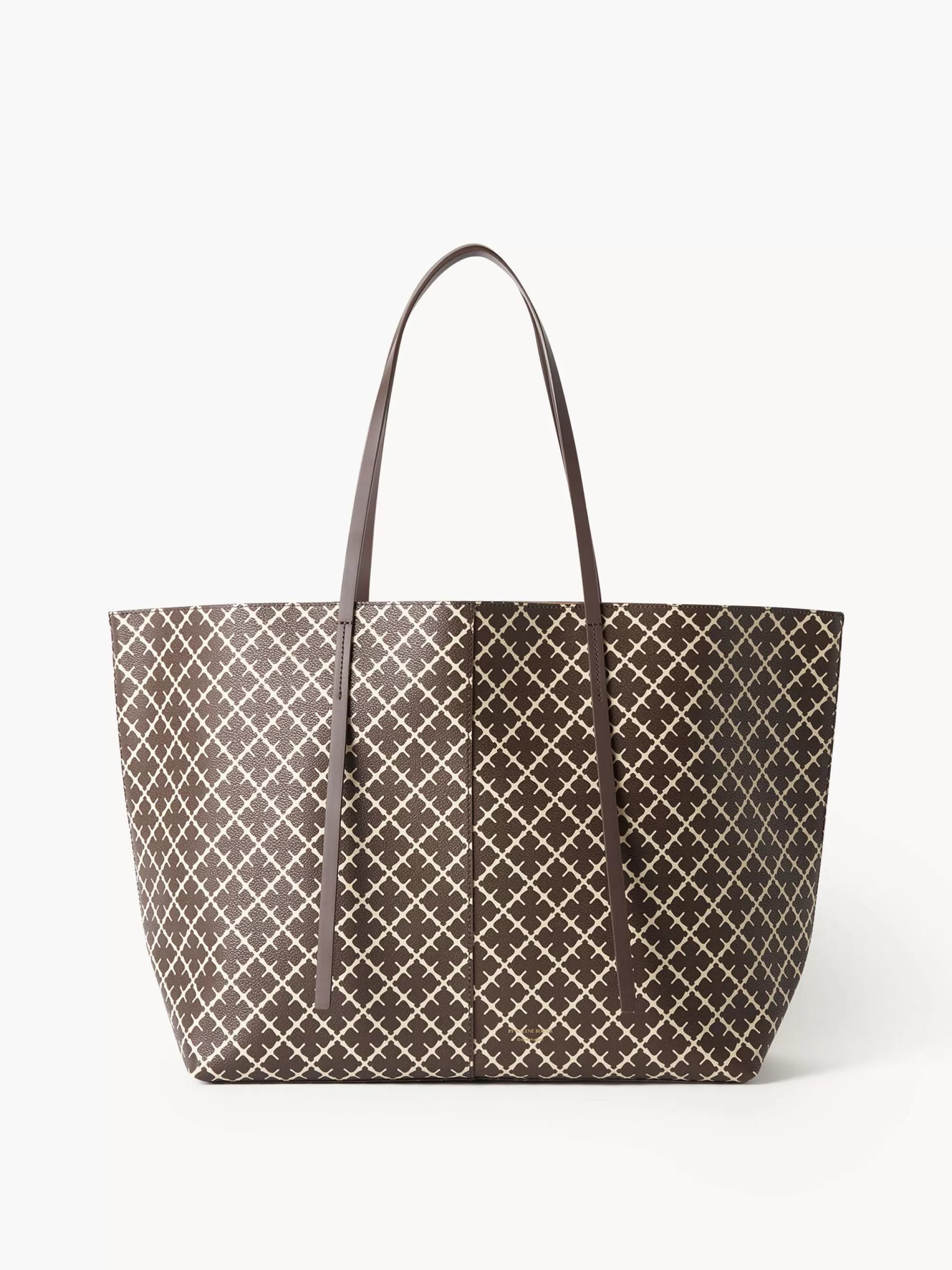 Hot By Malene Birger Abi Printed Tote Bag Warm brown