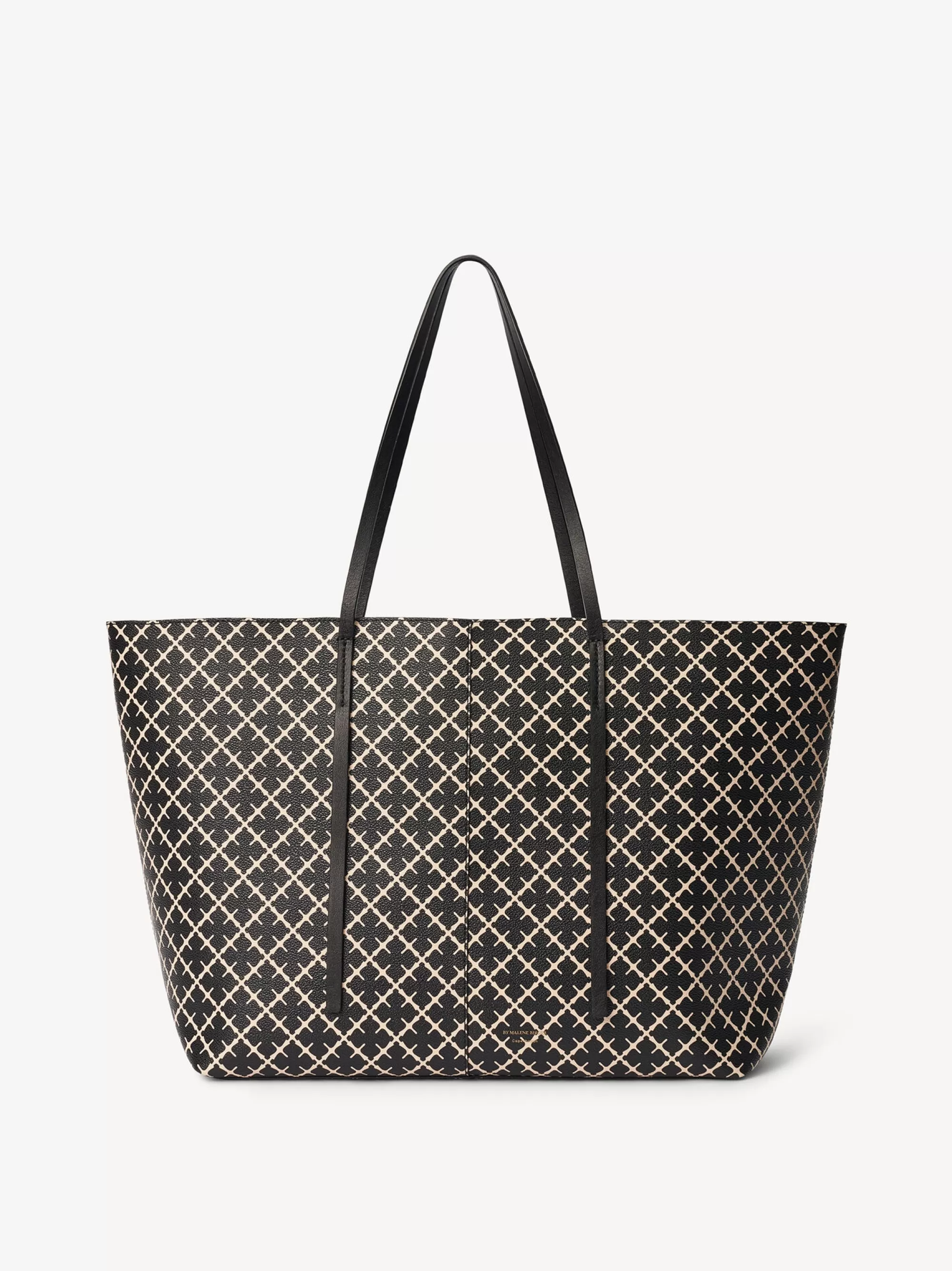 Best By Malene Birger Abi Tote Bag Med Print Black