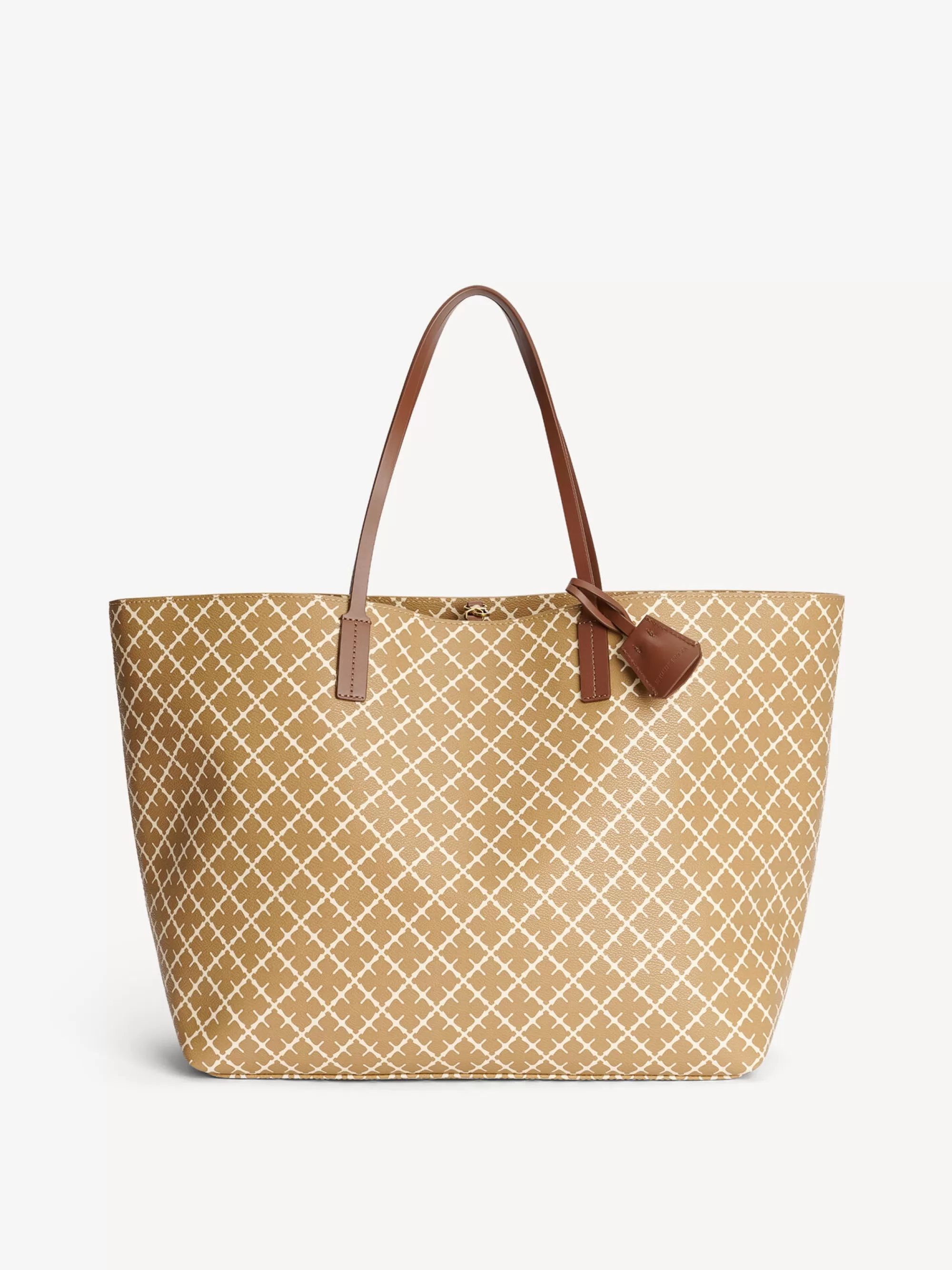 Shop By Malene Birger Abi Tote Bag Med Print Golden Beige