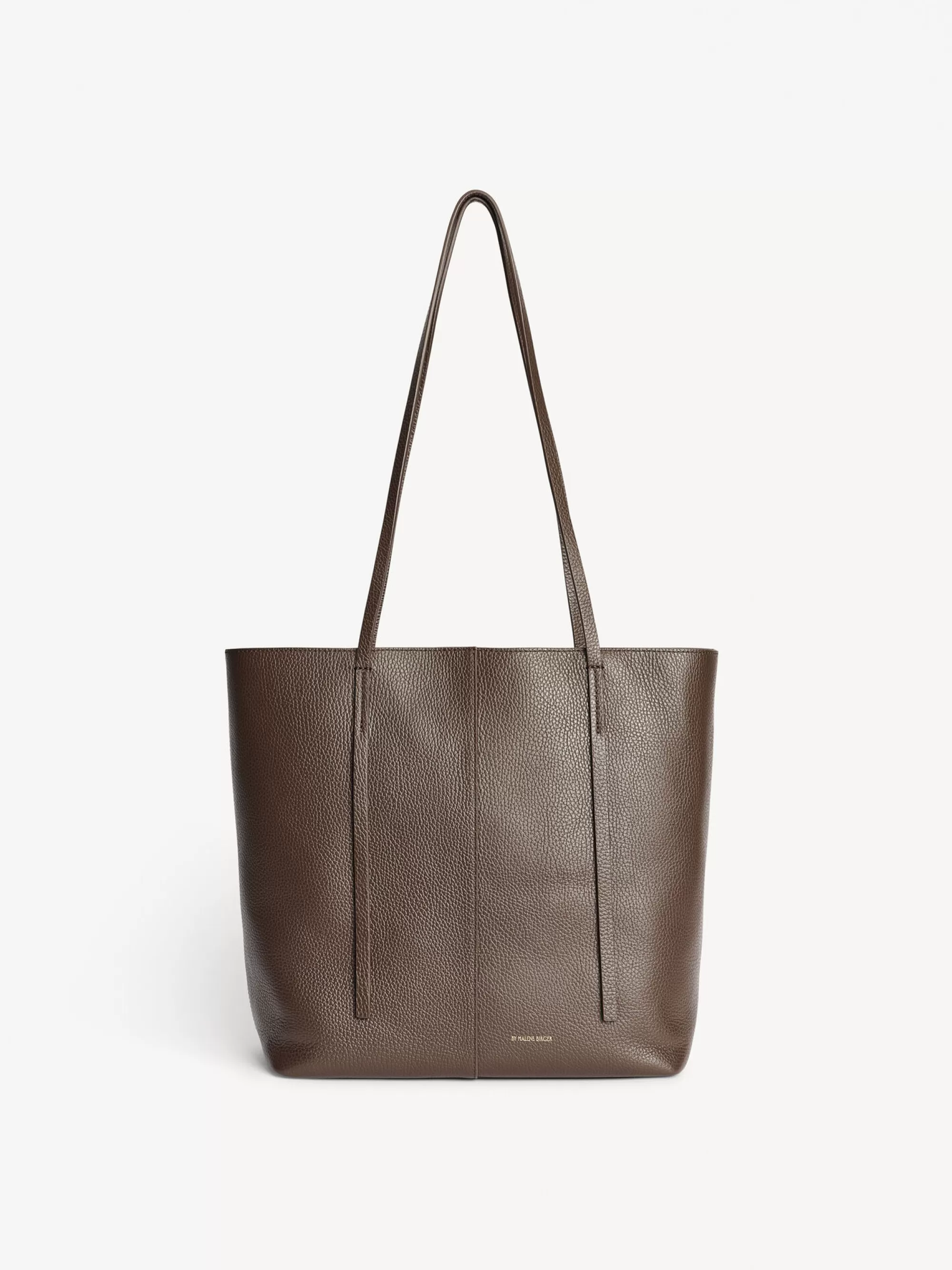 Flash Sale By Malene Birger Abilso Tote I Læder Coffee Bean