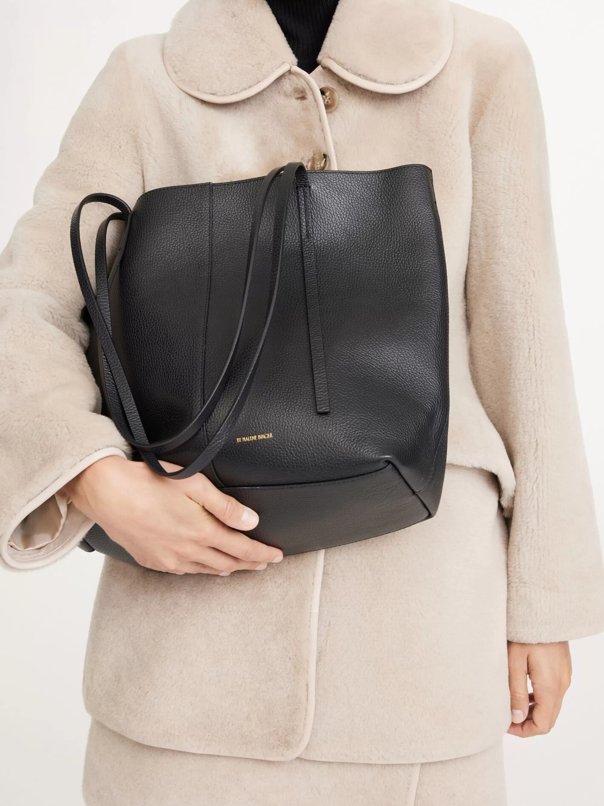 Clearance By Malene Birger Abilso Tote I Læder Black