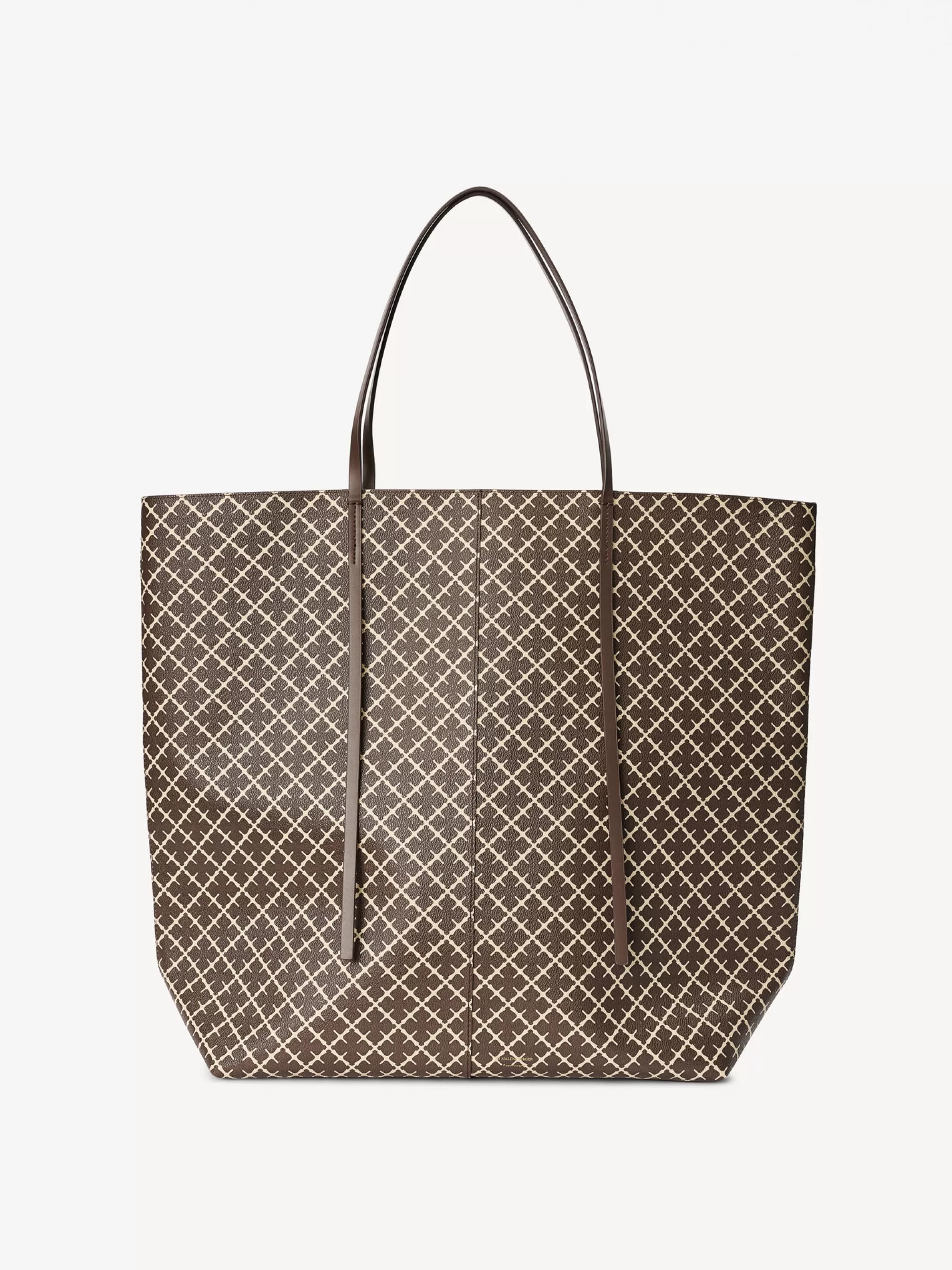 New By Malene Birger Abrille Tote Med Print Warm brown