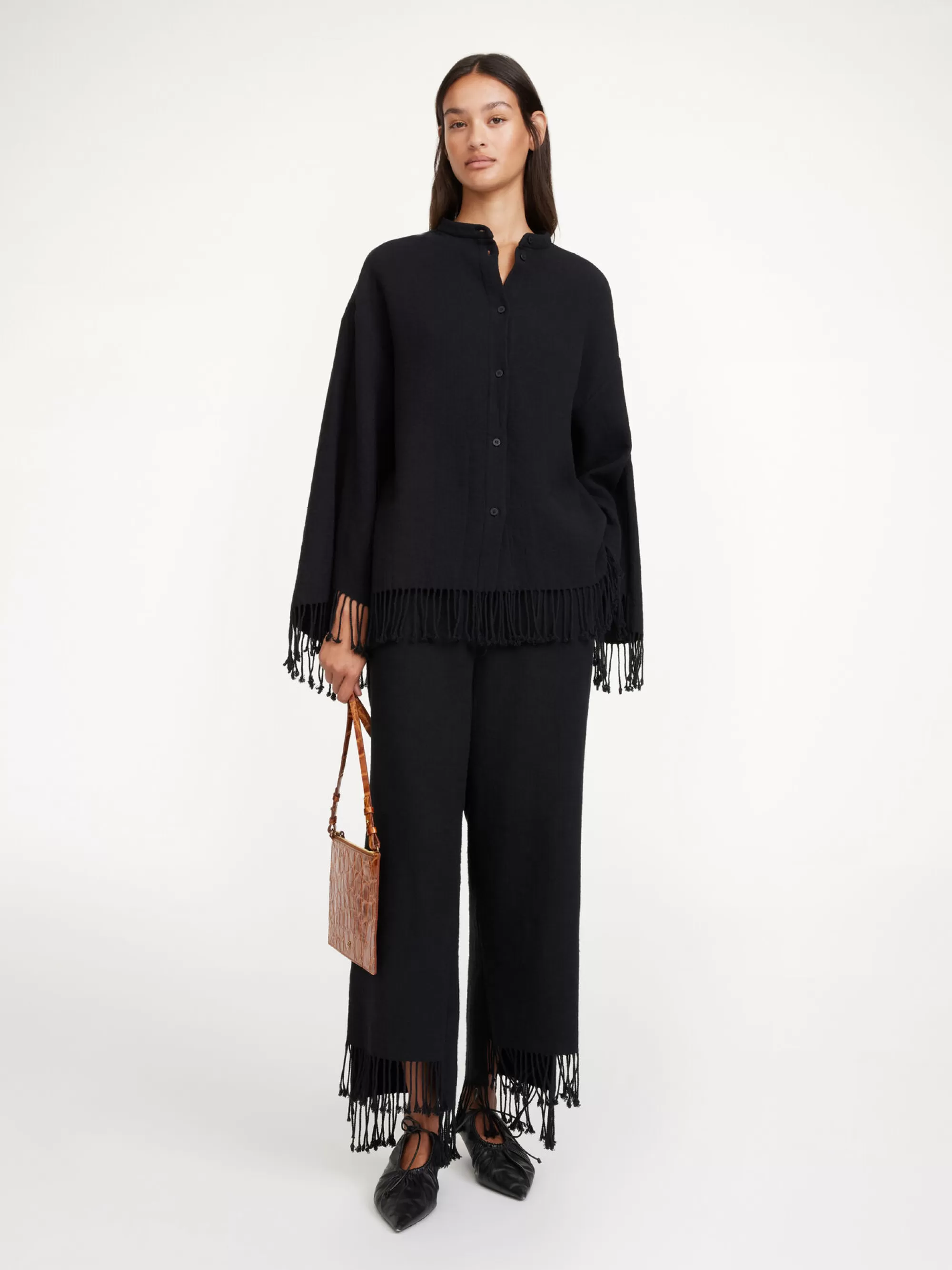 Flash Sale By Malene Birger Ahlicia Bluse Black