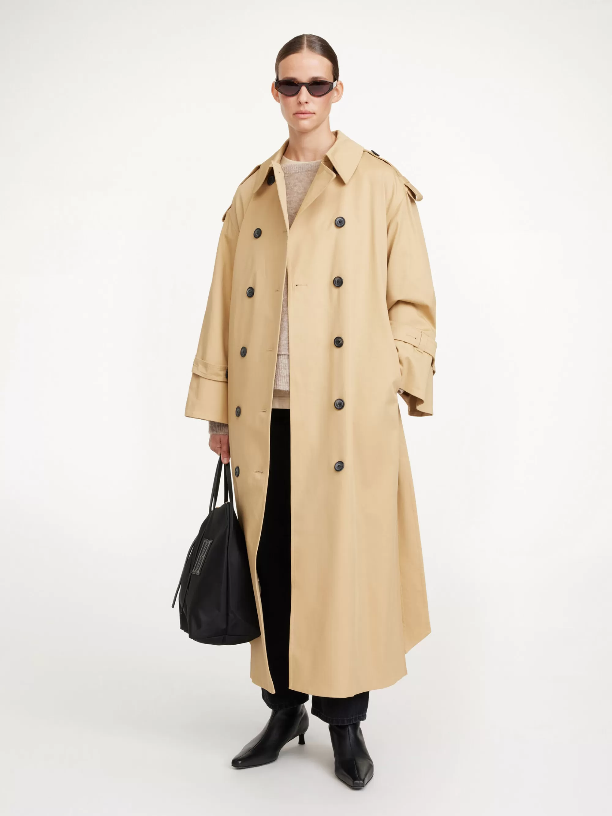 New By Malene Birger Alanis Trenchcoat Sand Beige