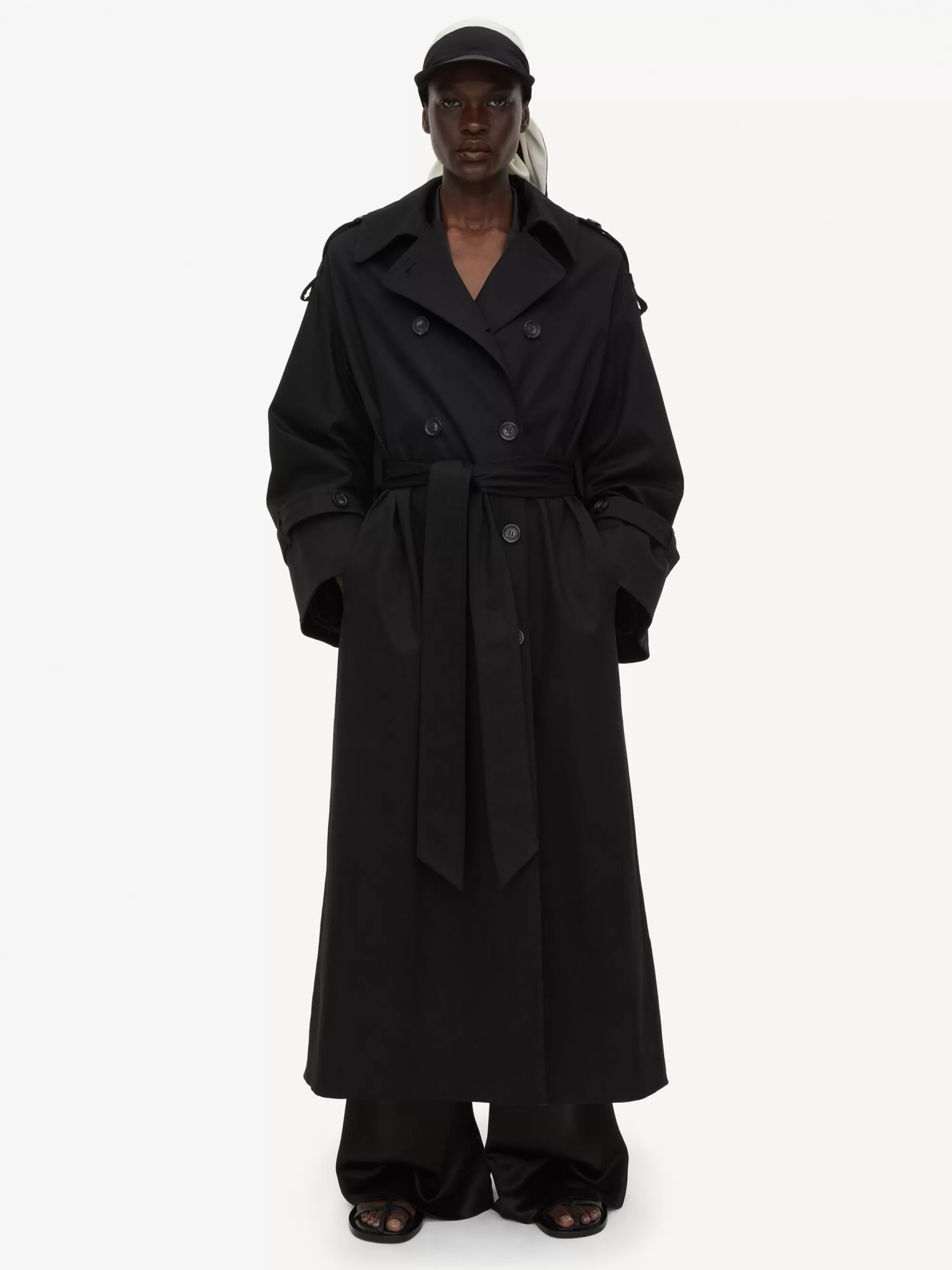 Cheap By Malene Birger Alanis Trenchcoat Black