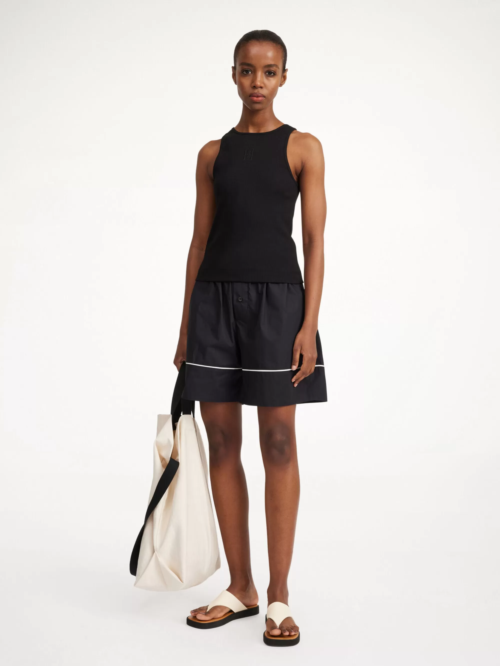 Cheap By Malene Birger Amanias Tanktop Black