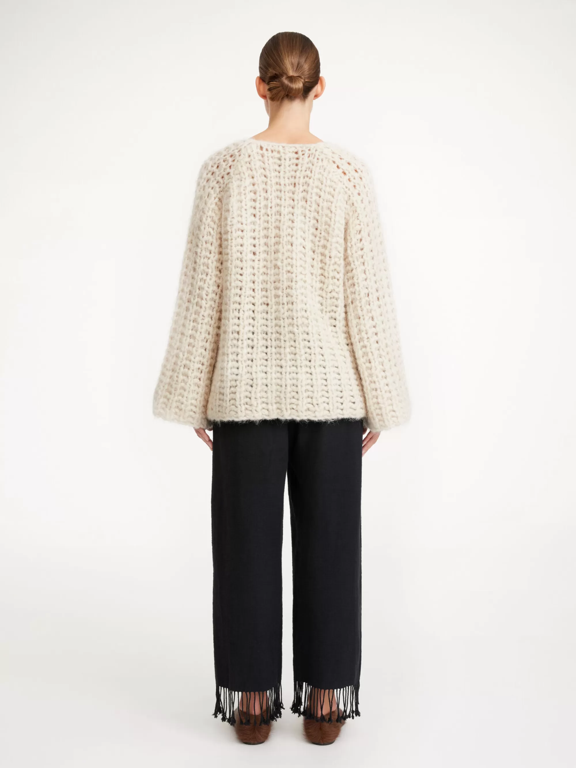 Sale By Malene Birger Amilea Sweater I Uldblanding Pearl