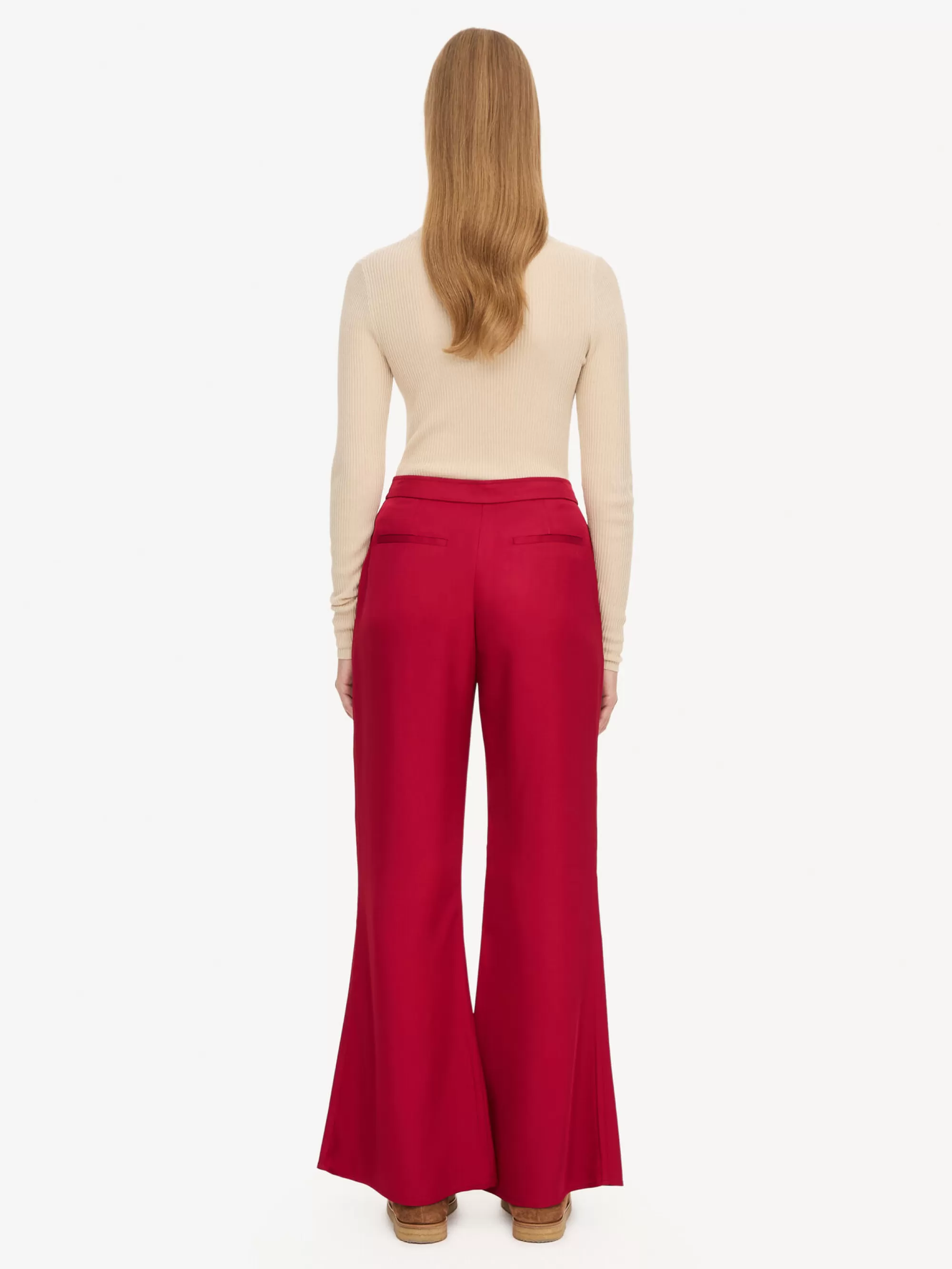 Flash Sale By Malene Birger Amores Højtaljede Bukser Jester Red