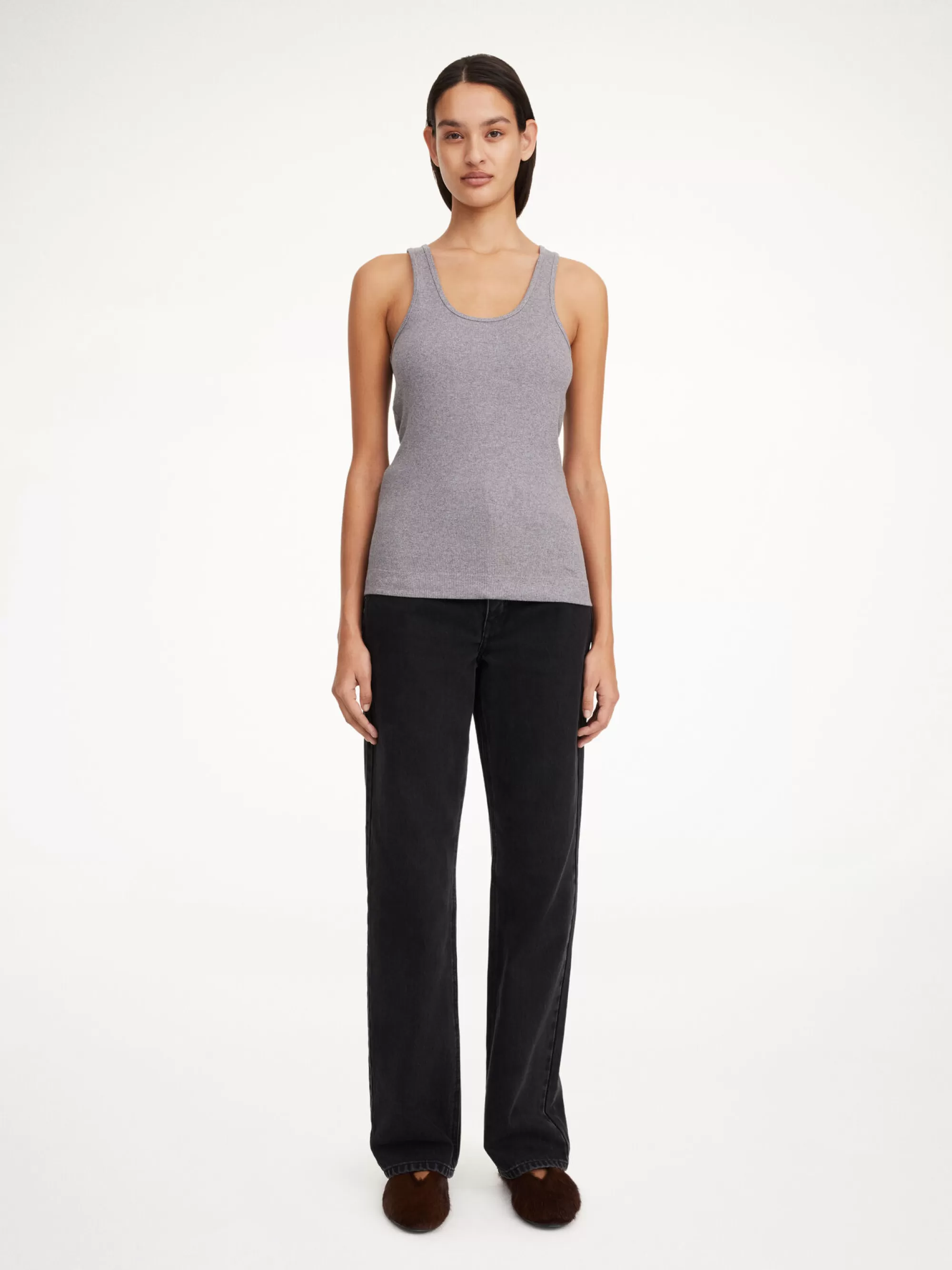 Discount By Malene Birger Anisa Tanktop Grey Melange