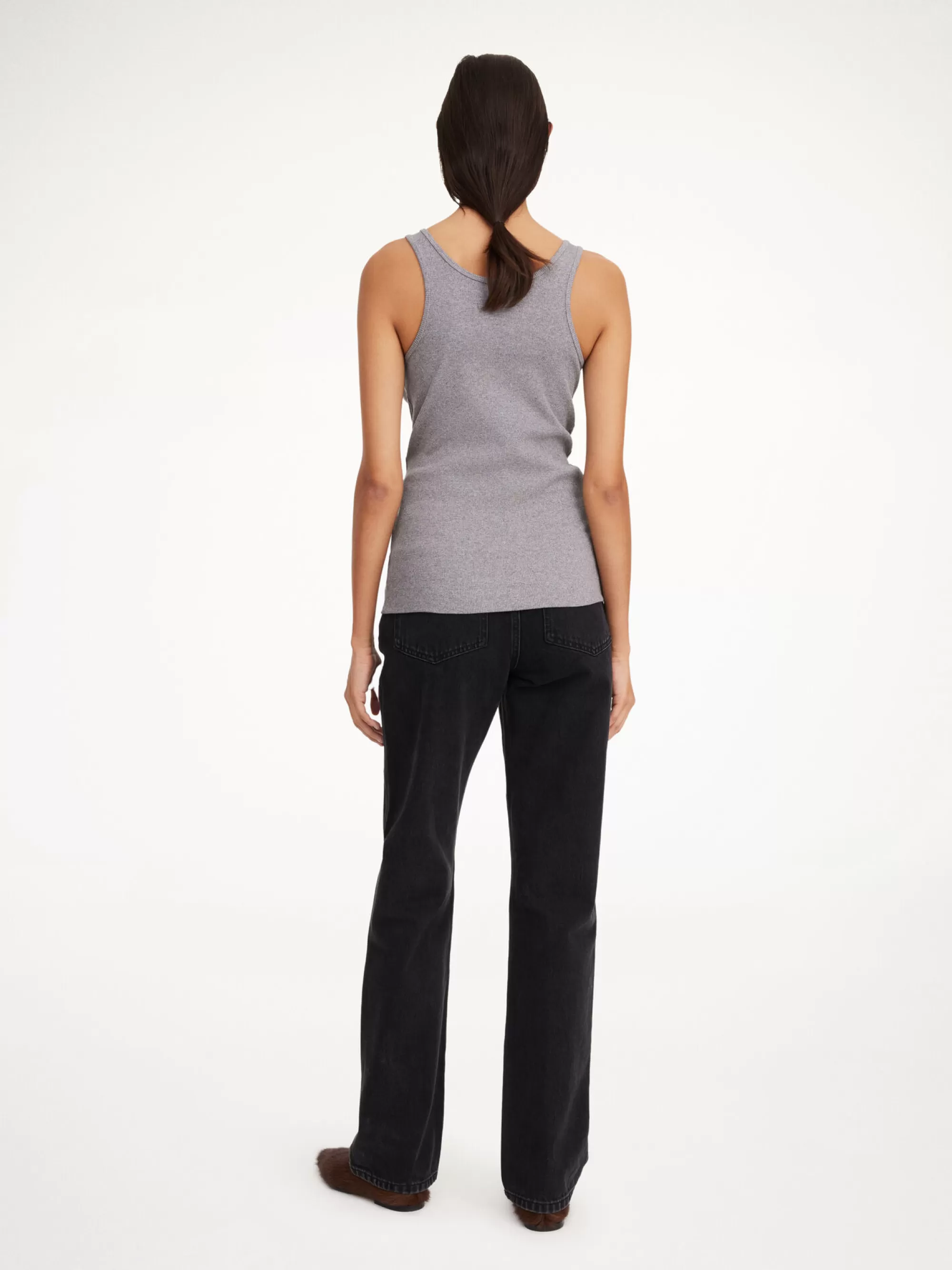 Discount By Malene Birger Anisa Tanktop Grey Melange