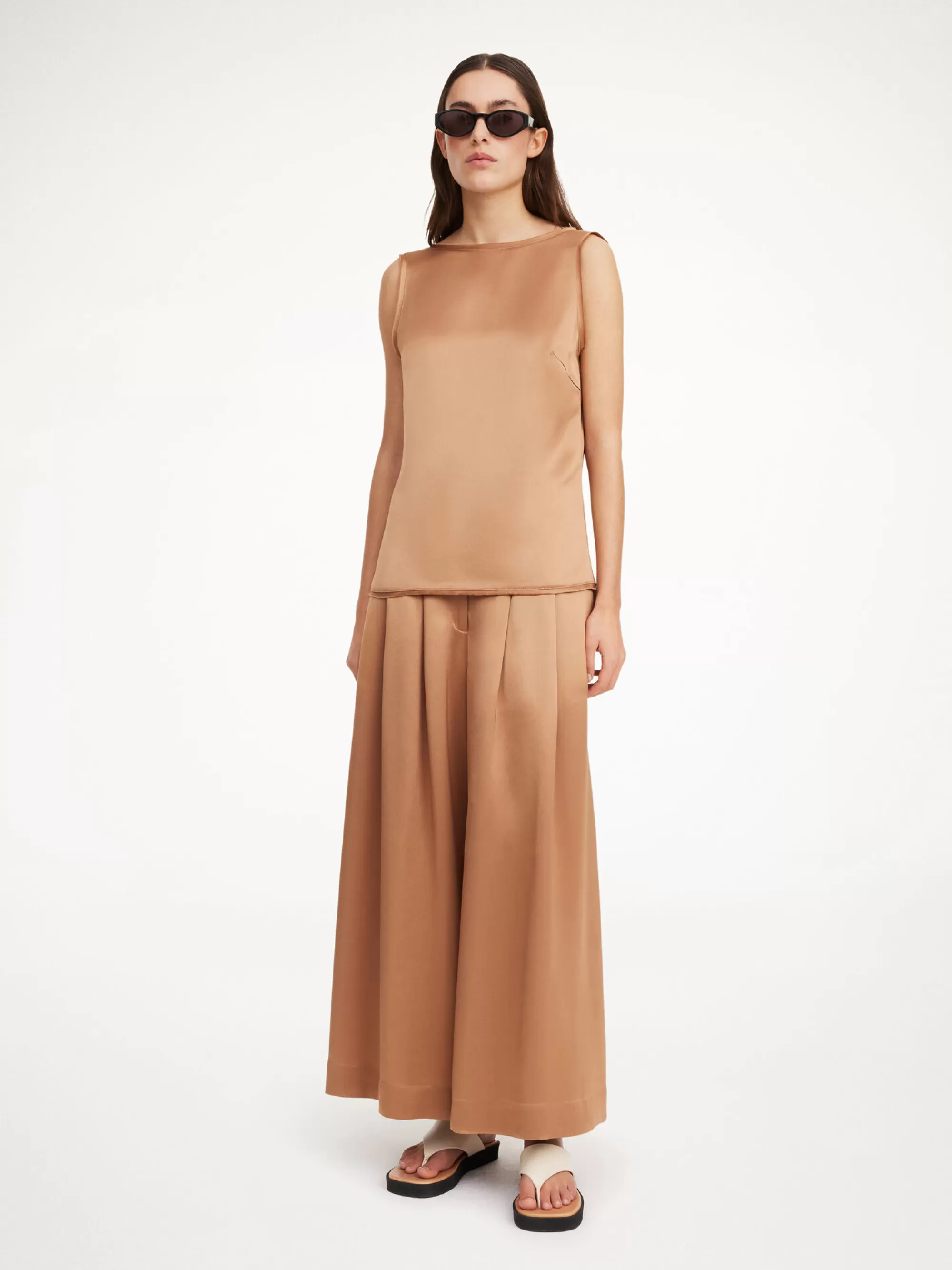 Online By Malene Birger Aubri Top Tobacco Brown