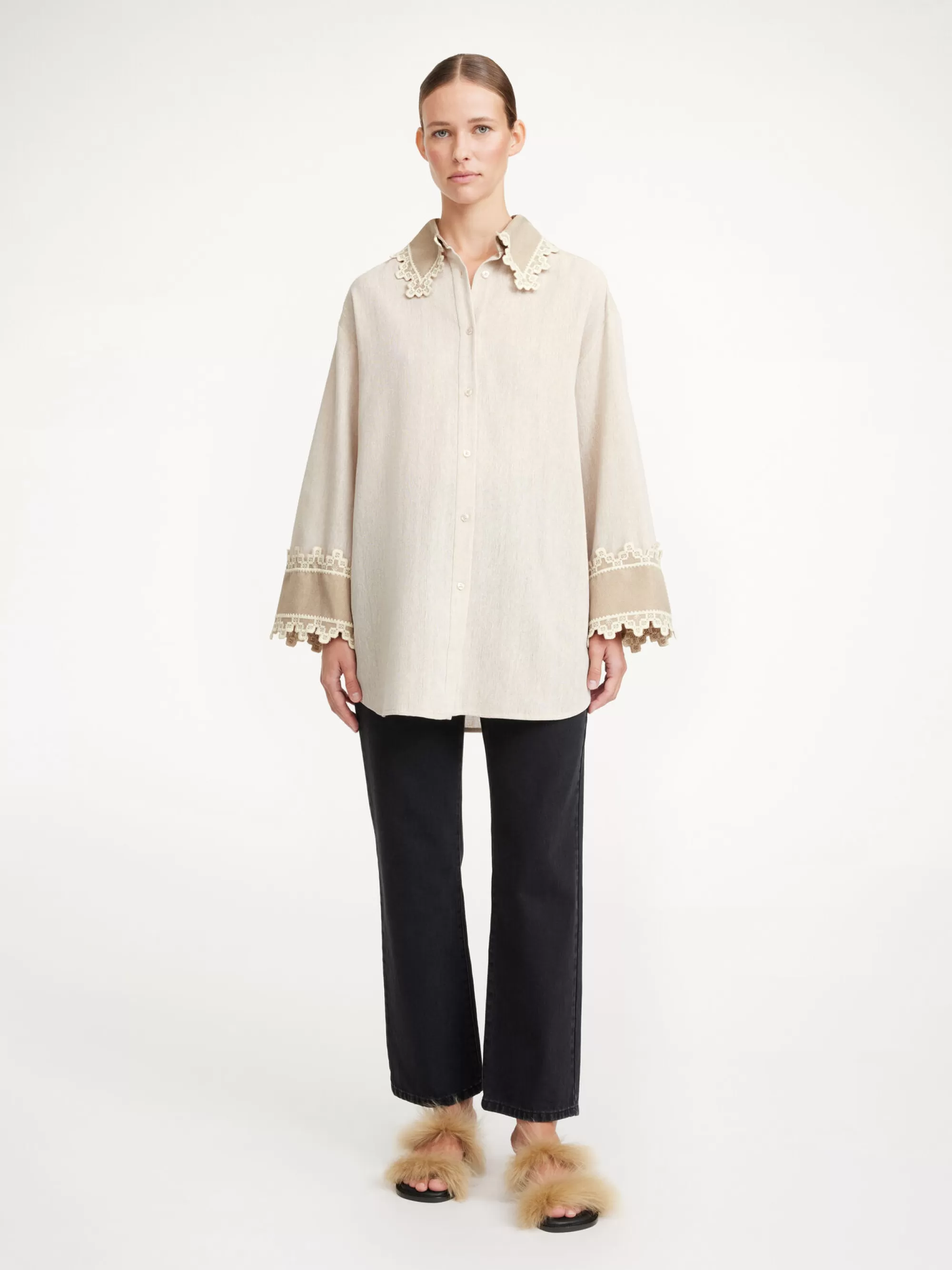 Outlet By Malene Birger Bernedetta Bluse Old Beige