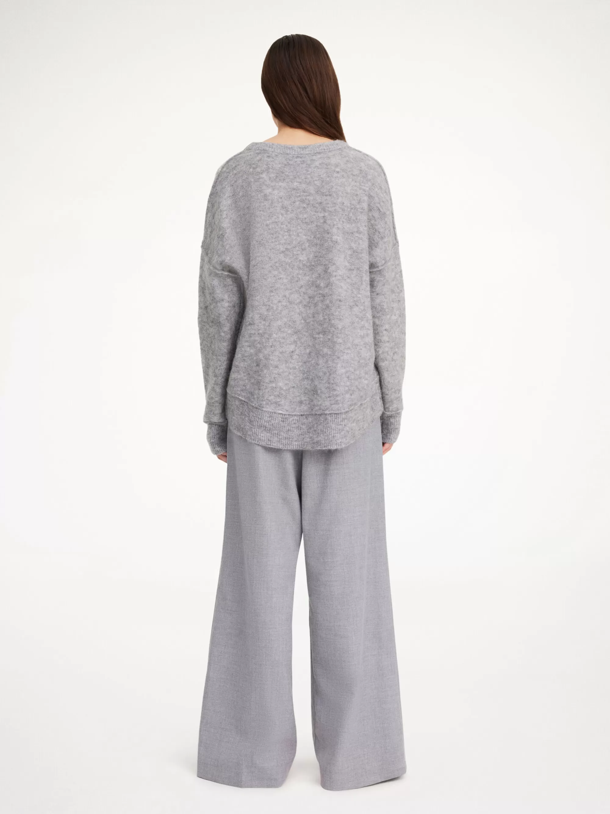 Clearance By Malene Birger Biagiorms Sweater Grey Melange