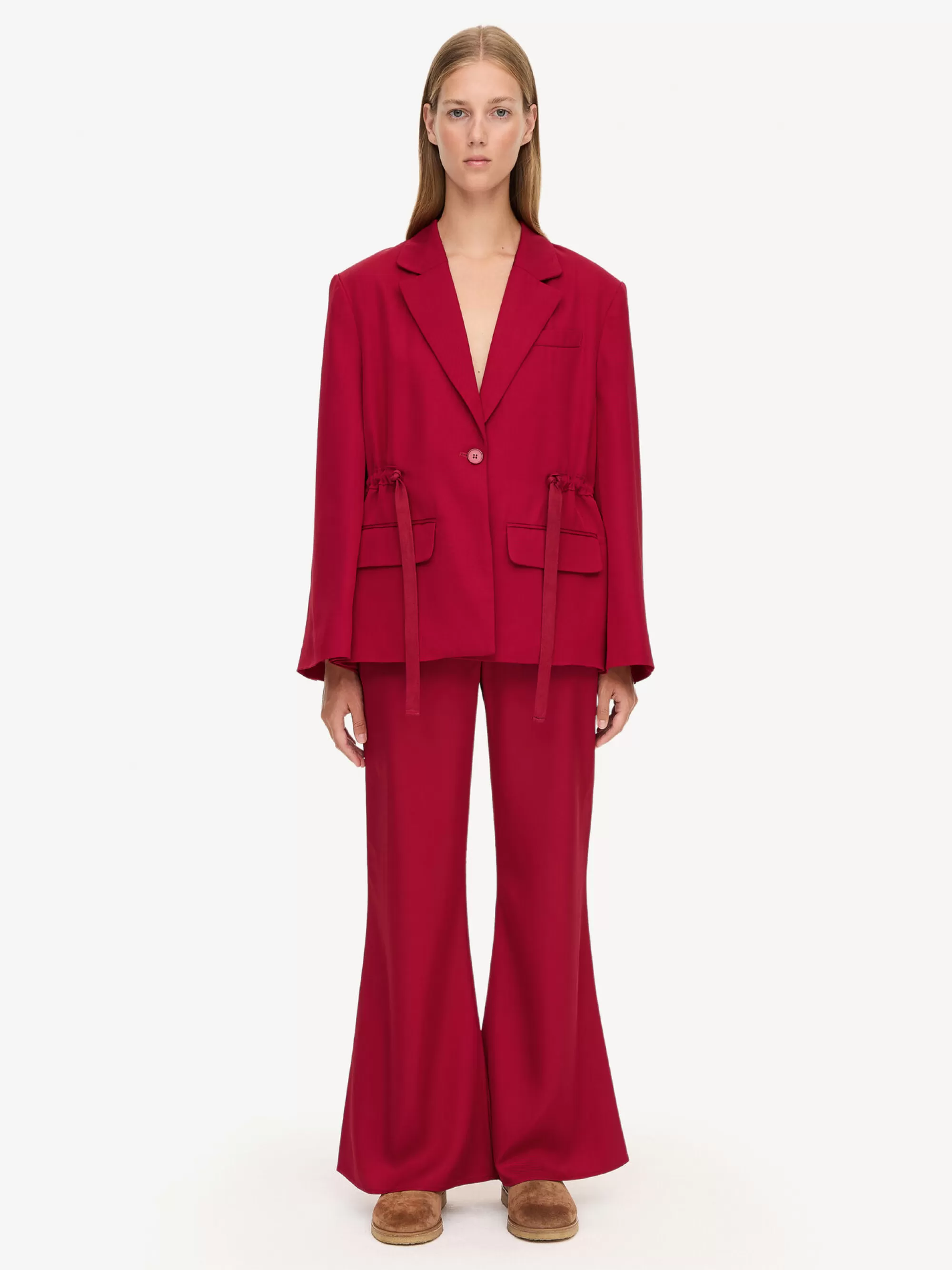 Cheap By Malene Birger Biento Enkeltradet Blazer Jester Red