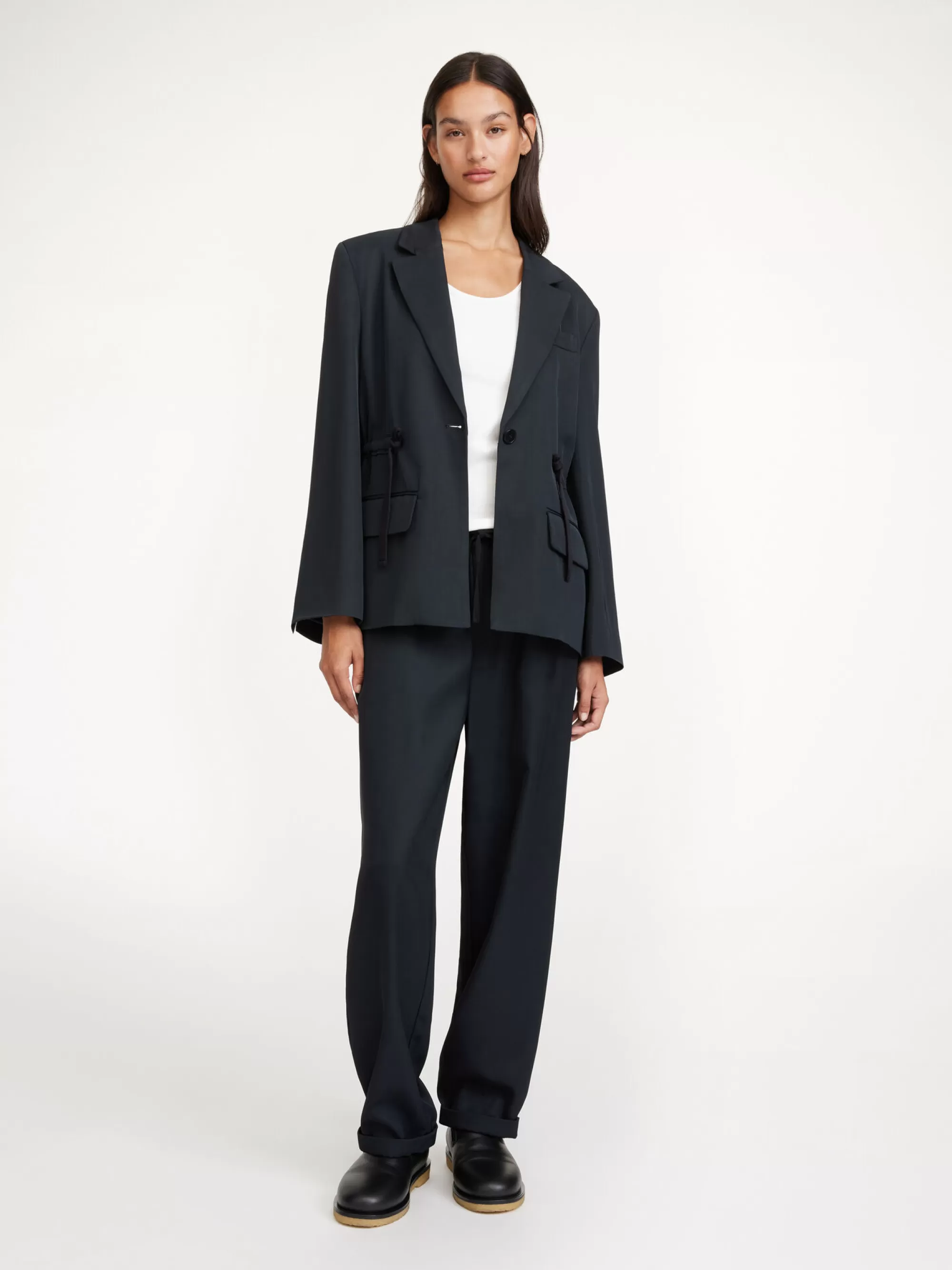 Best By Malene Birger Biento Enkeltradet Blazer Black