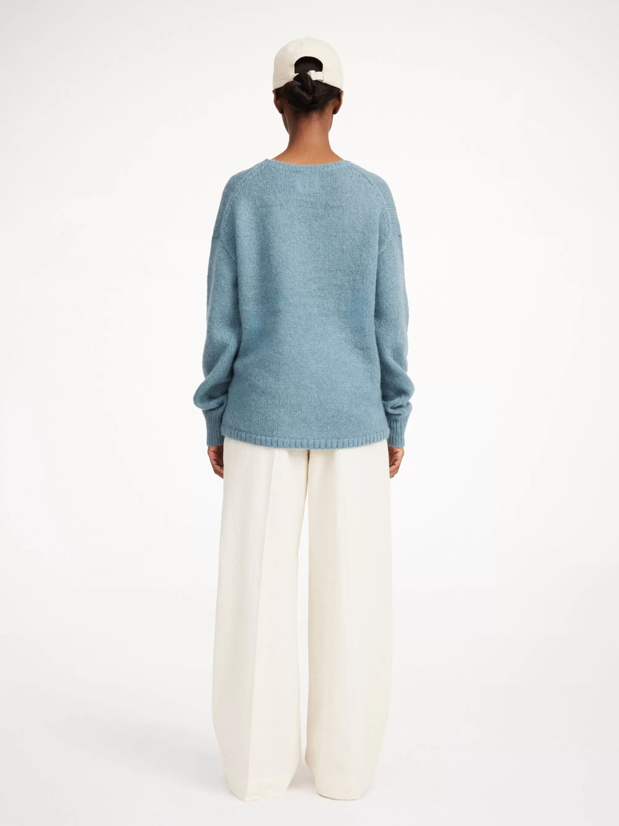 Store By Malene Birger Briella Sweater I Mohair Cool Water