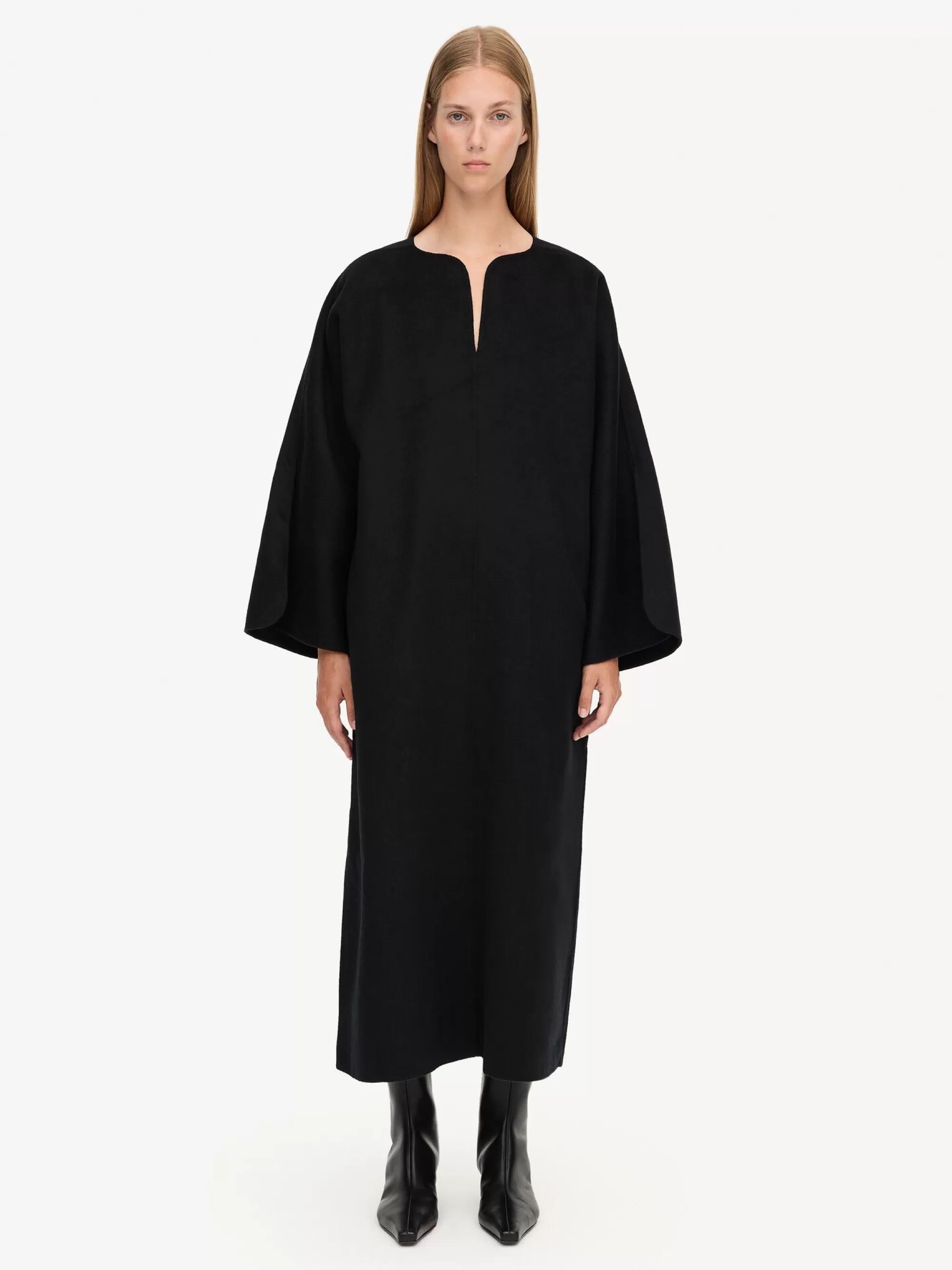 Cheap By Malene Birger Cais Kjole I Uld Black