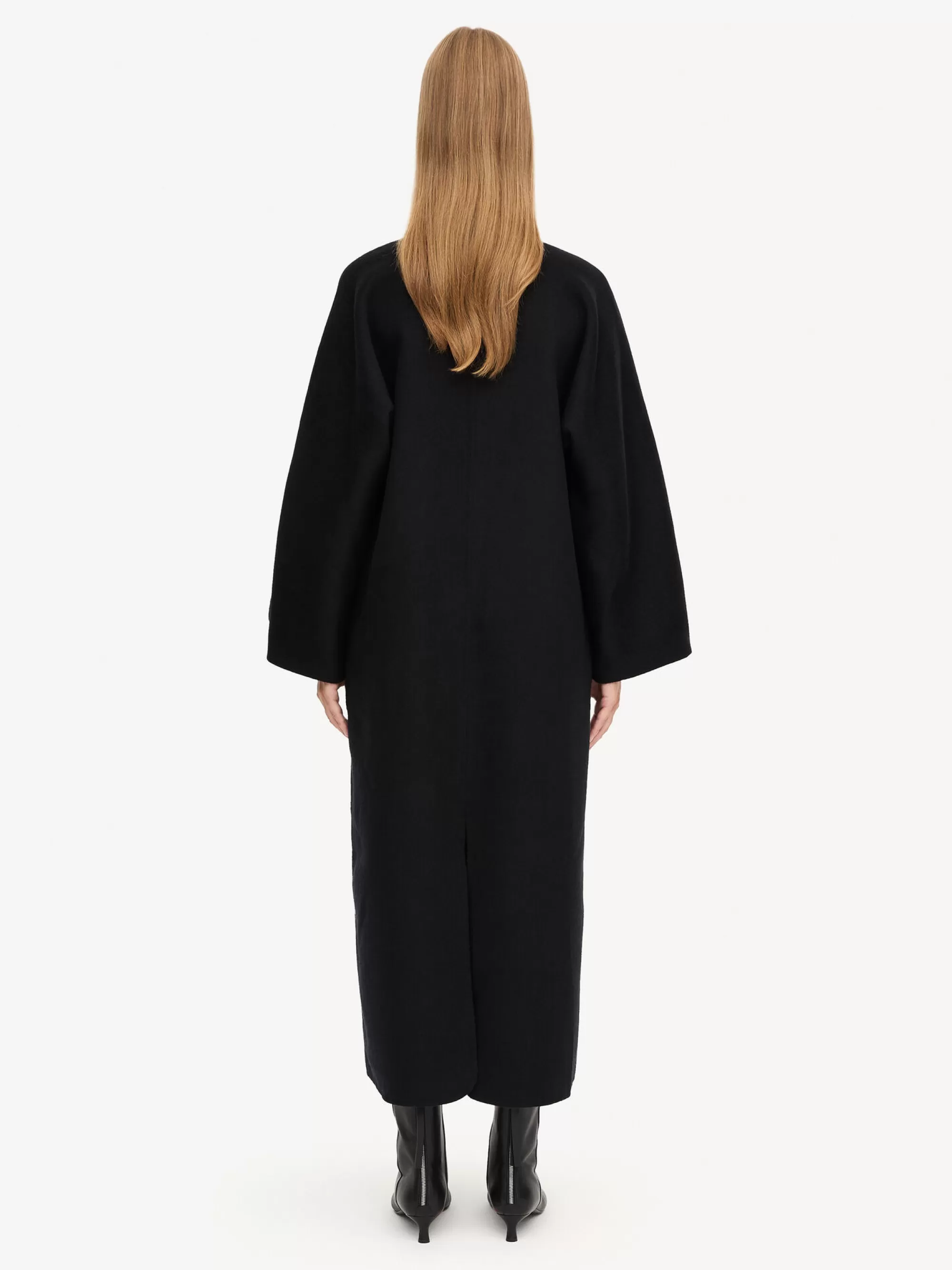 Cheap By Malene Birger Cais Kjole I Uld Black