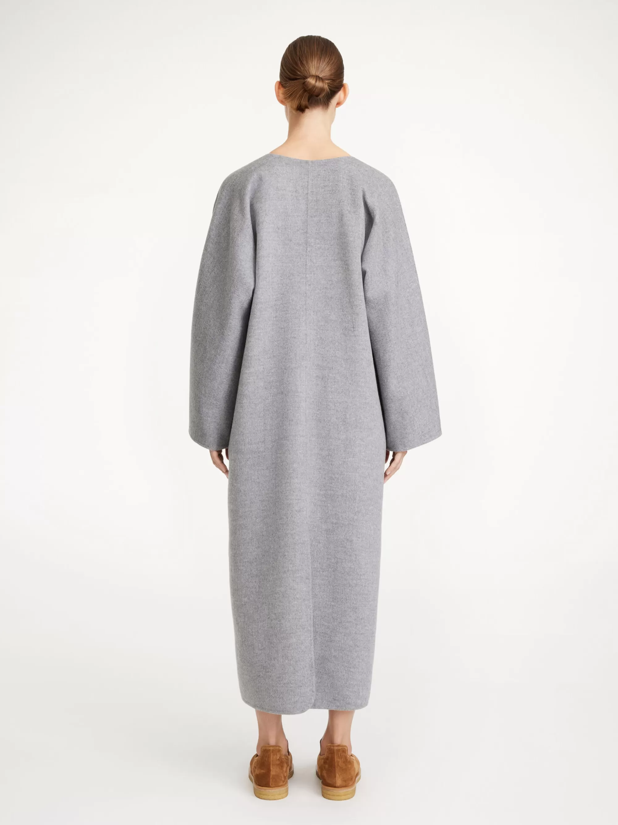 Discount By Malene Birger Cais Maxikjole Grey Melange