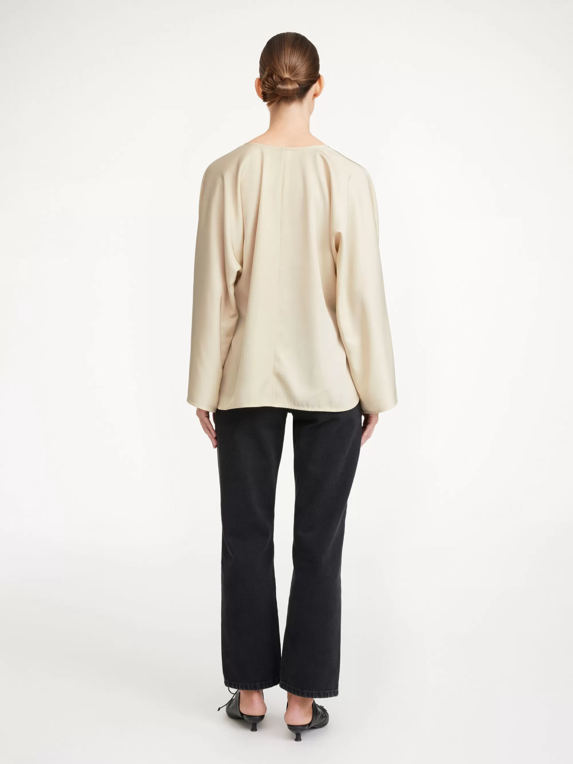 Shop By Malene Birger Calias Bluse Vanilla Cream