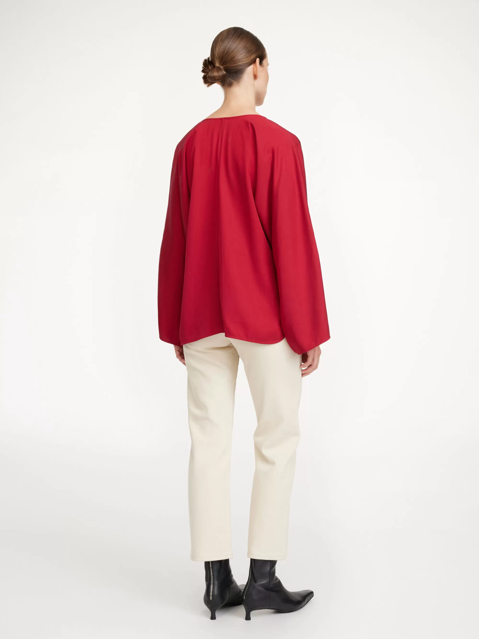 Fashion By Malene Birger Calias Bluse Jester Red