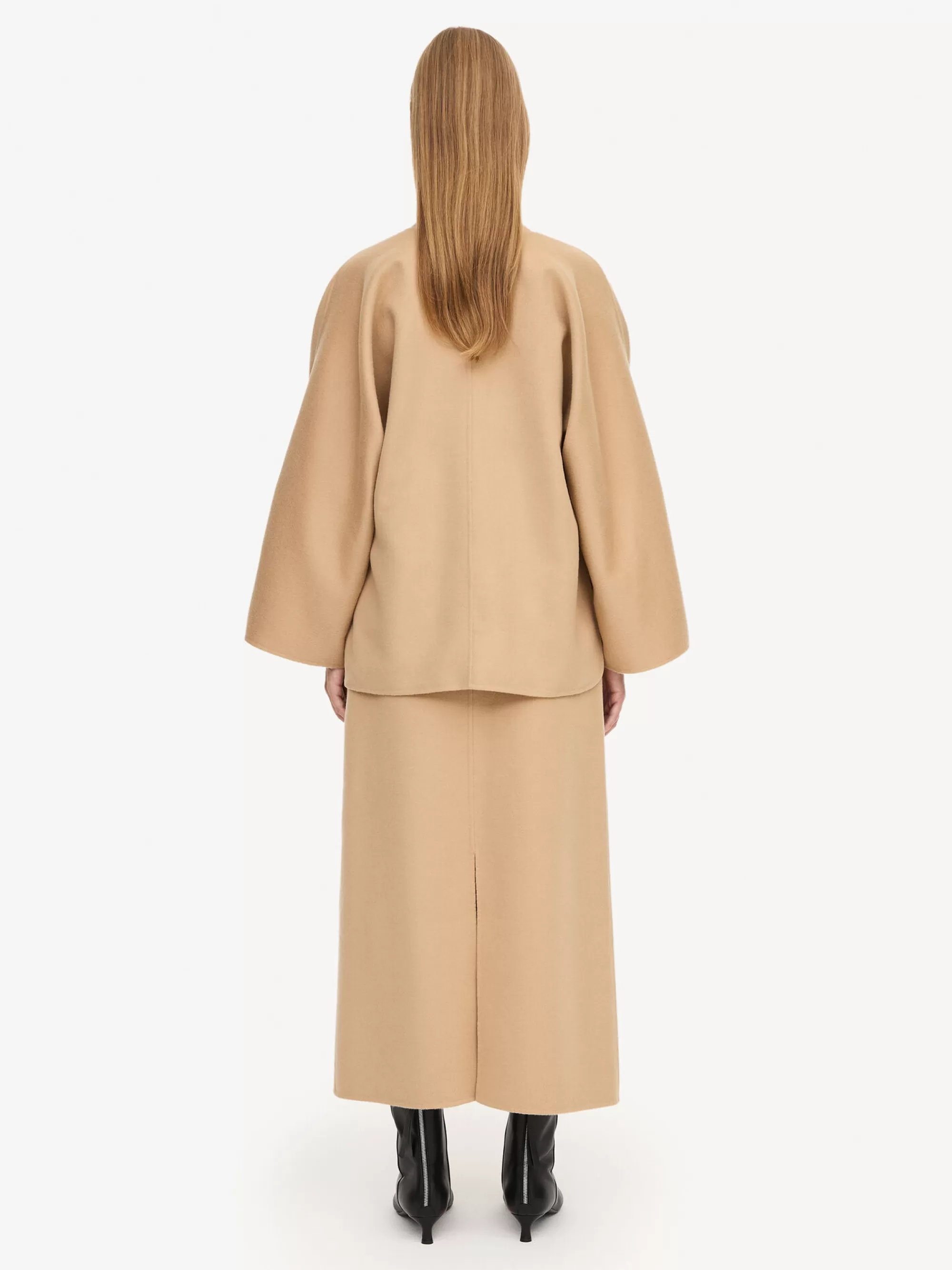 Cheap By Malene Birger Calias Bluse I Uld Dark Sand