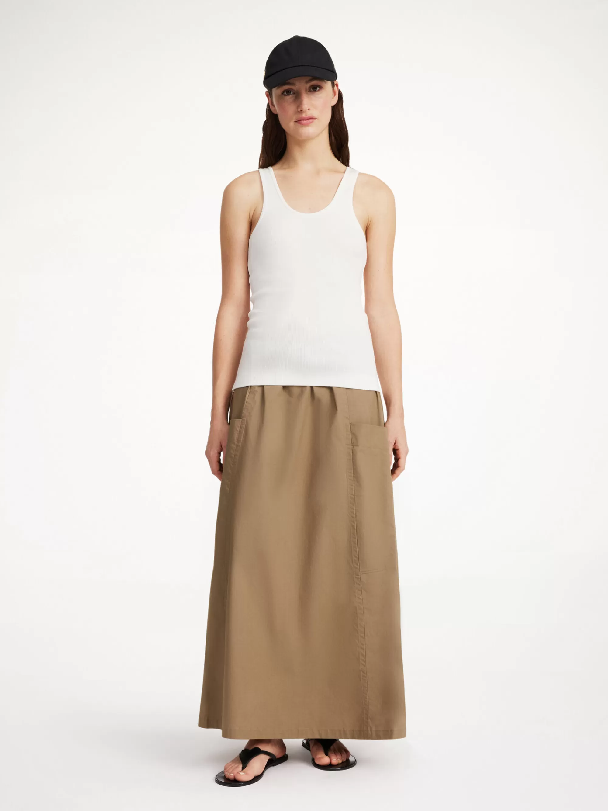 Hot By Malene Birger Catterine Maxinederdel Shitake