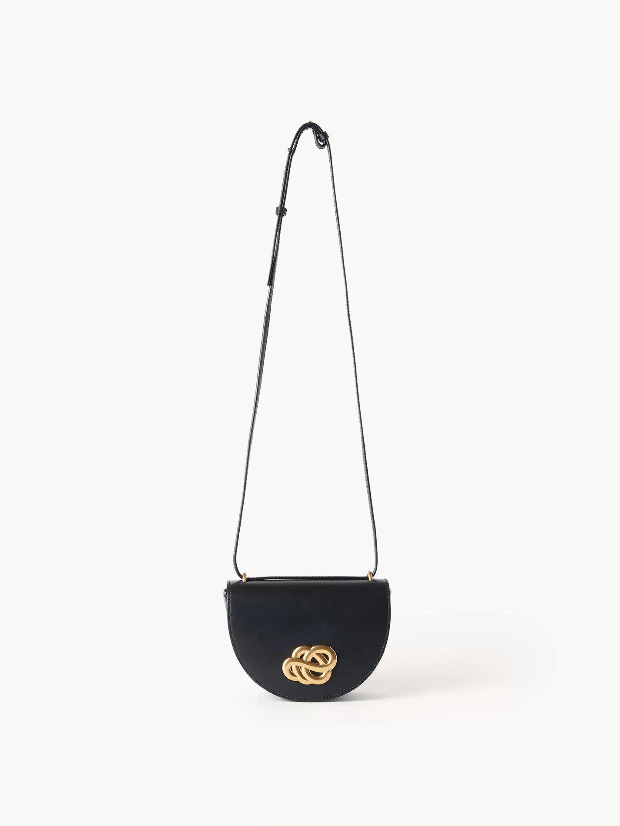 Cheap By Malene Birger Cebelle Skuldertaske I Læder Black