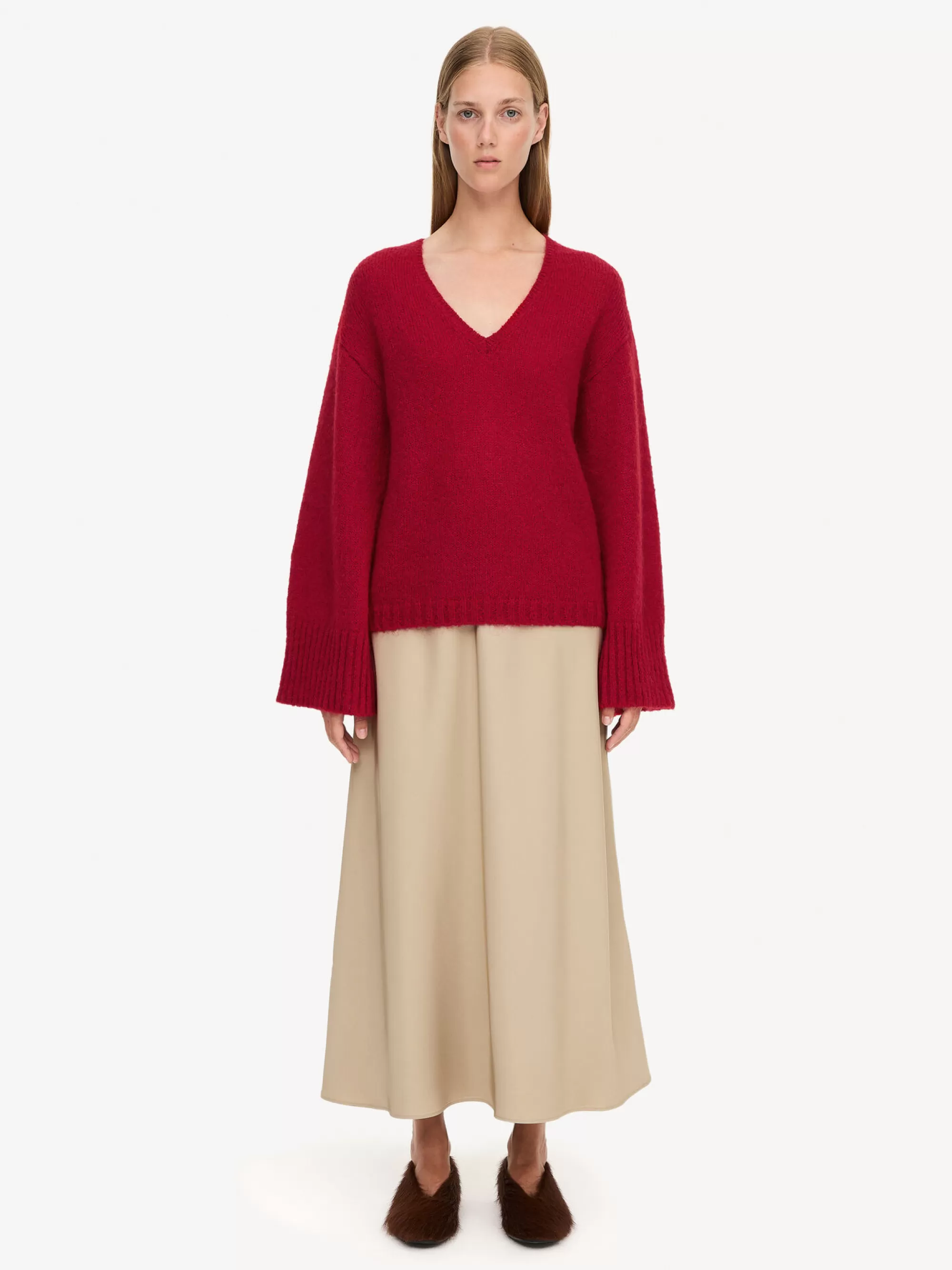 Fashion By Malene Birger Cimone Sweater Jester Red