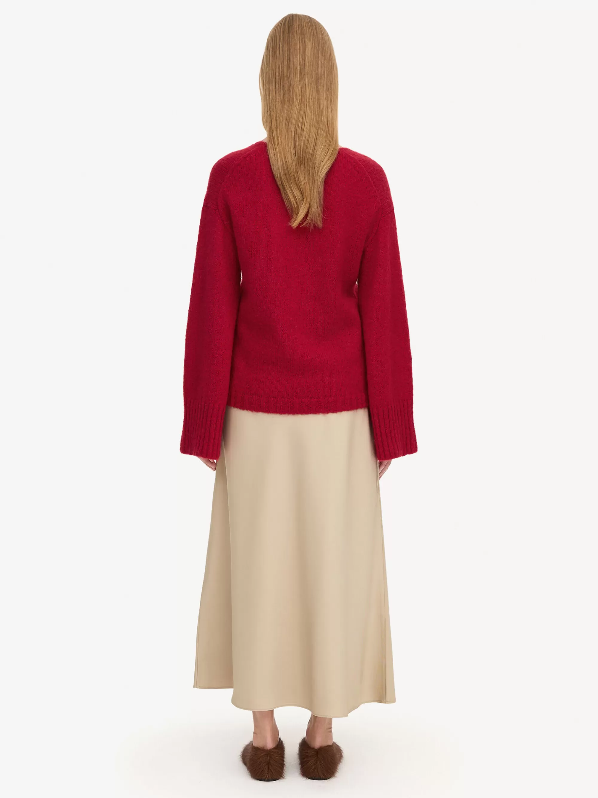 Fashion By Malene Birger Cimone Sweater Jester Red