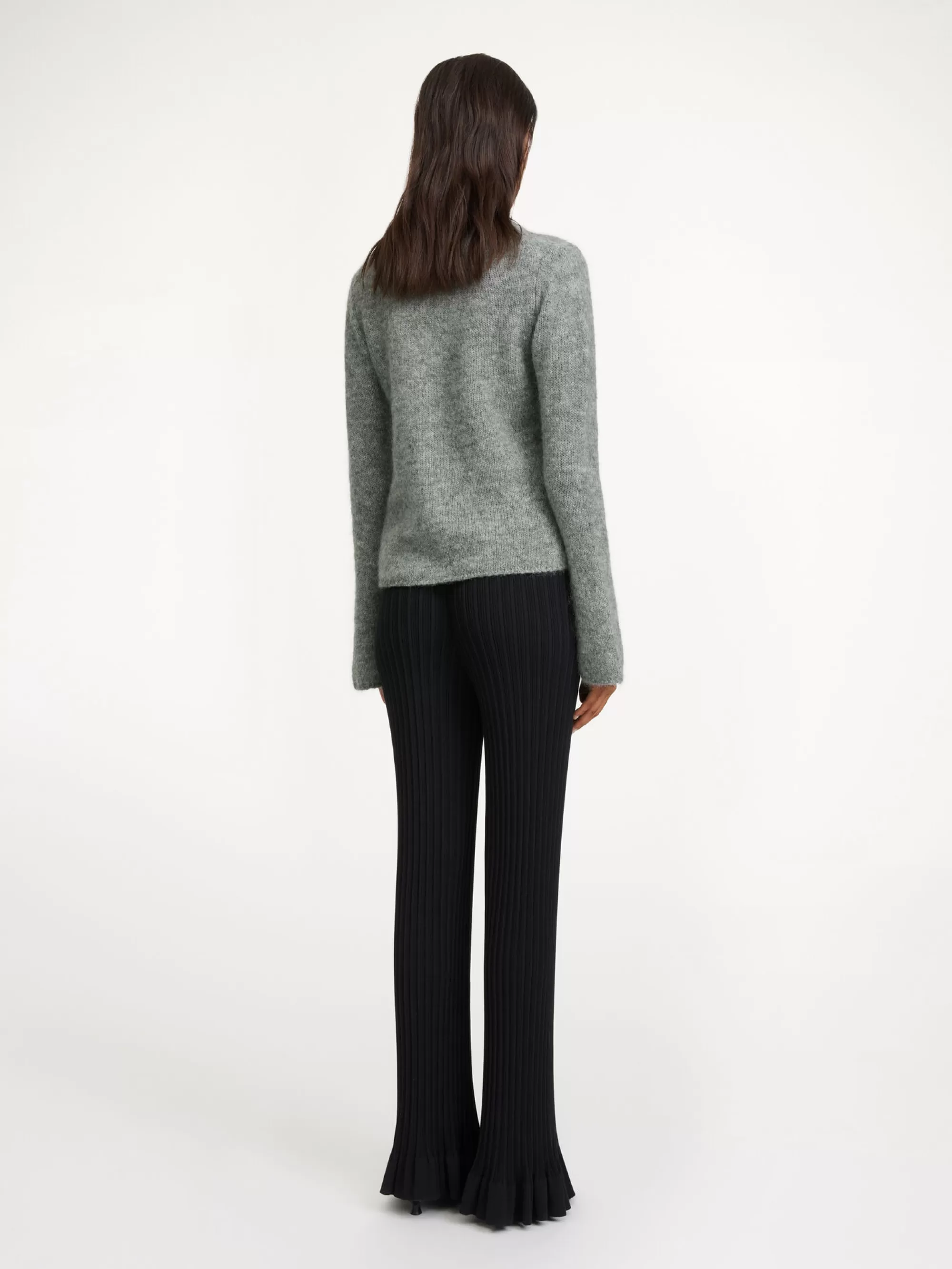 Shop By Malene Birger Cirane Cardigan I Mohair-blanding Grey Melange