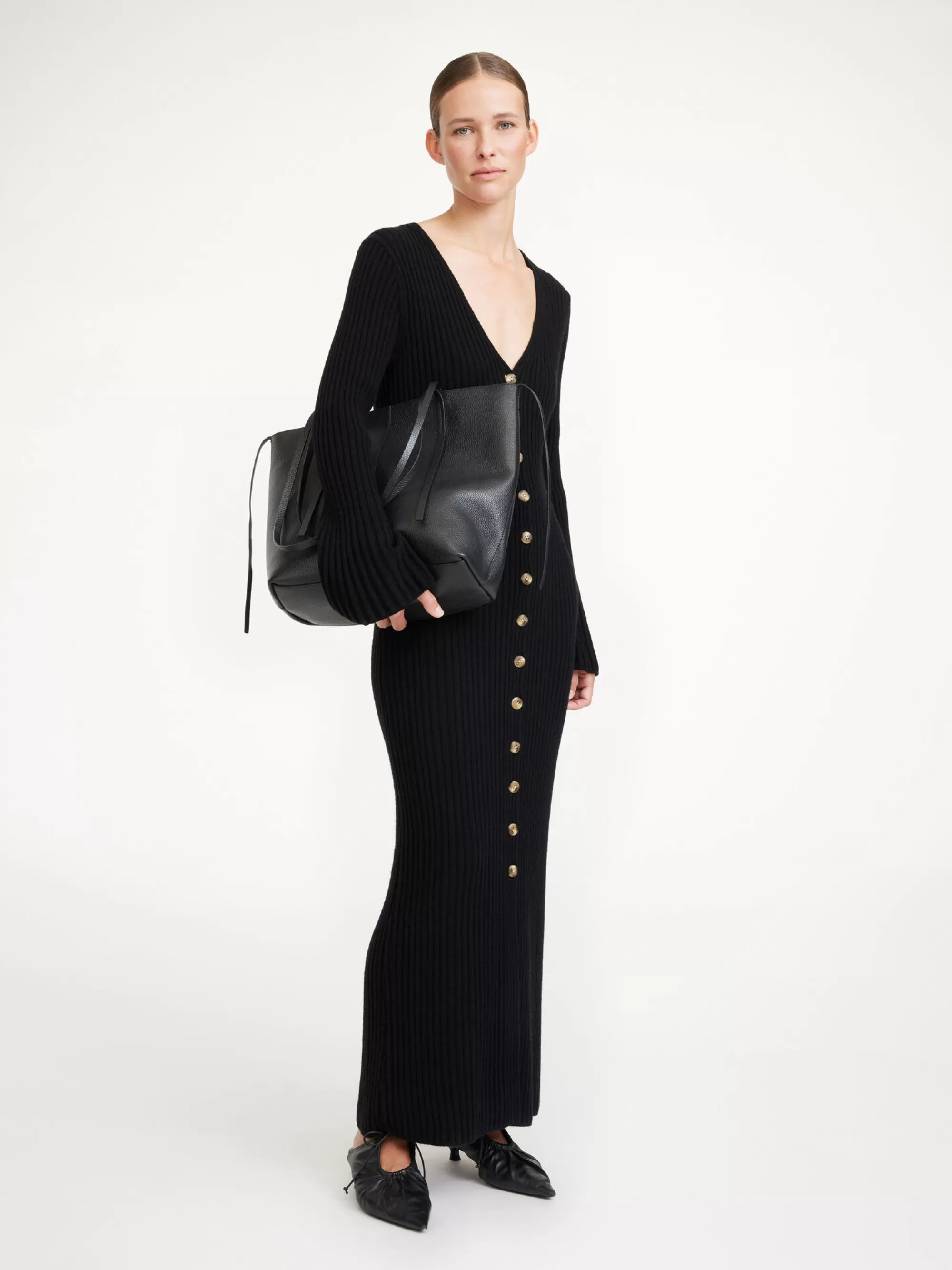 Best By Malene Birger Colea Kjole I Uld Black