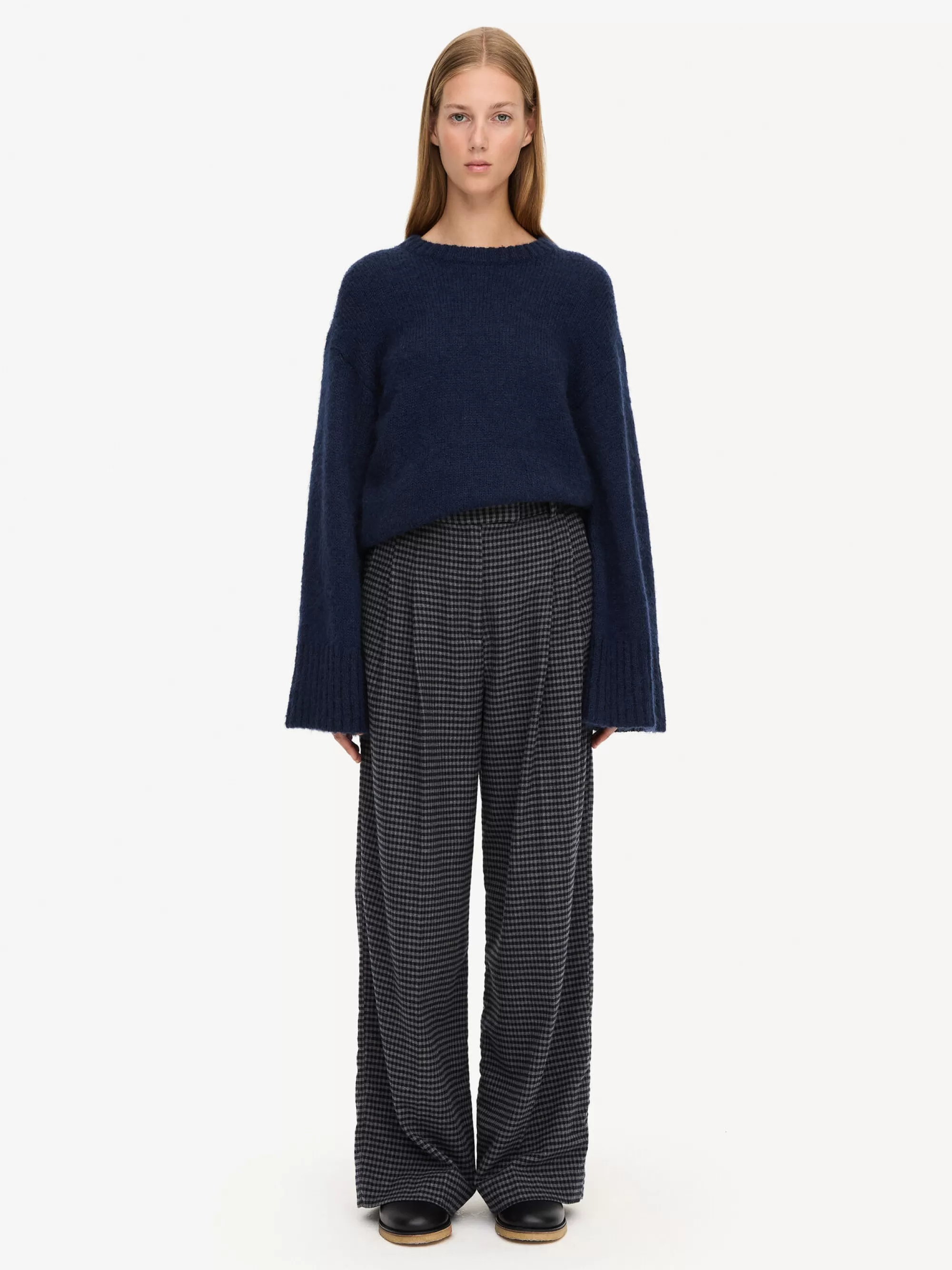 Cheap By Malene Birger Cymbaria Bukser I Bomuld Houndstooth