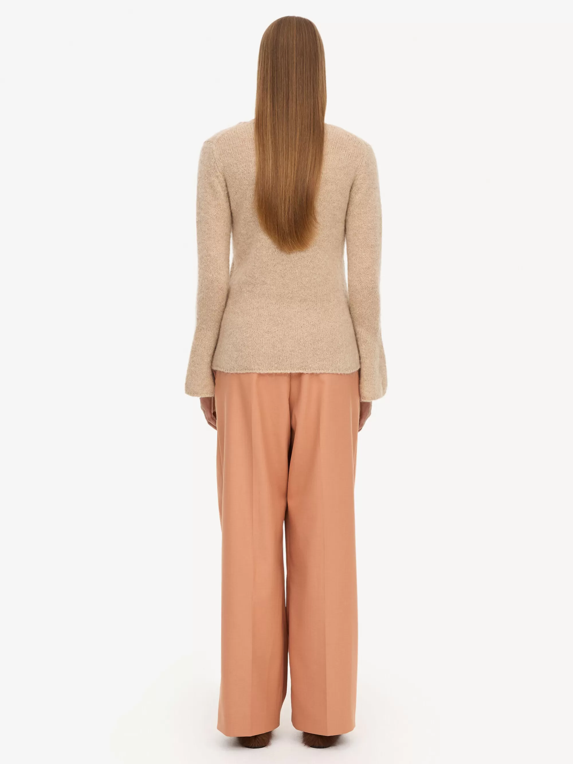 Hot By Malene Birger Cyrema Sweater Twill Beige