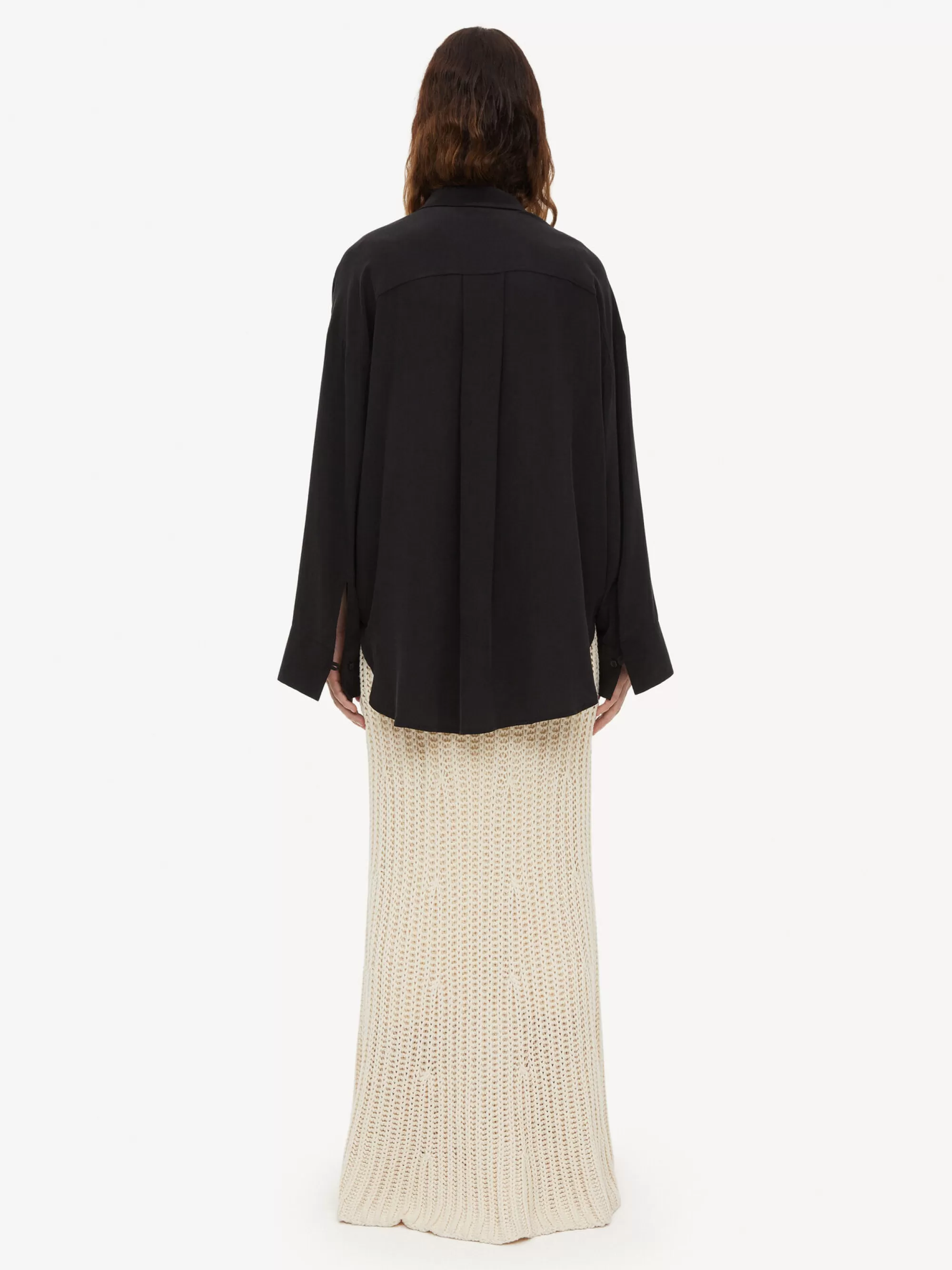 Online By Malene Birger Derris Silkeskjorte Black