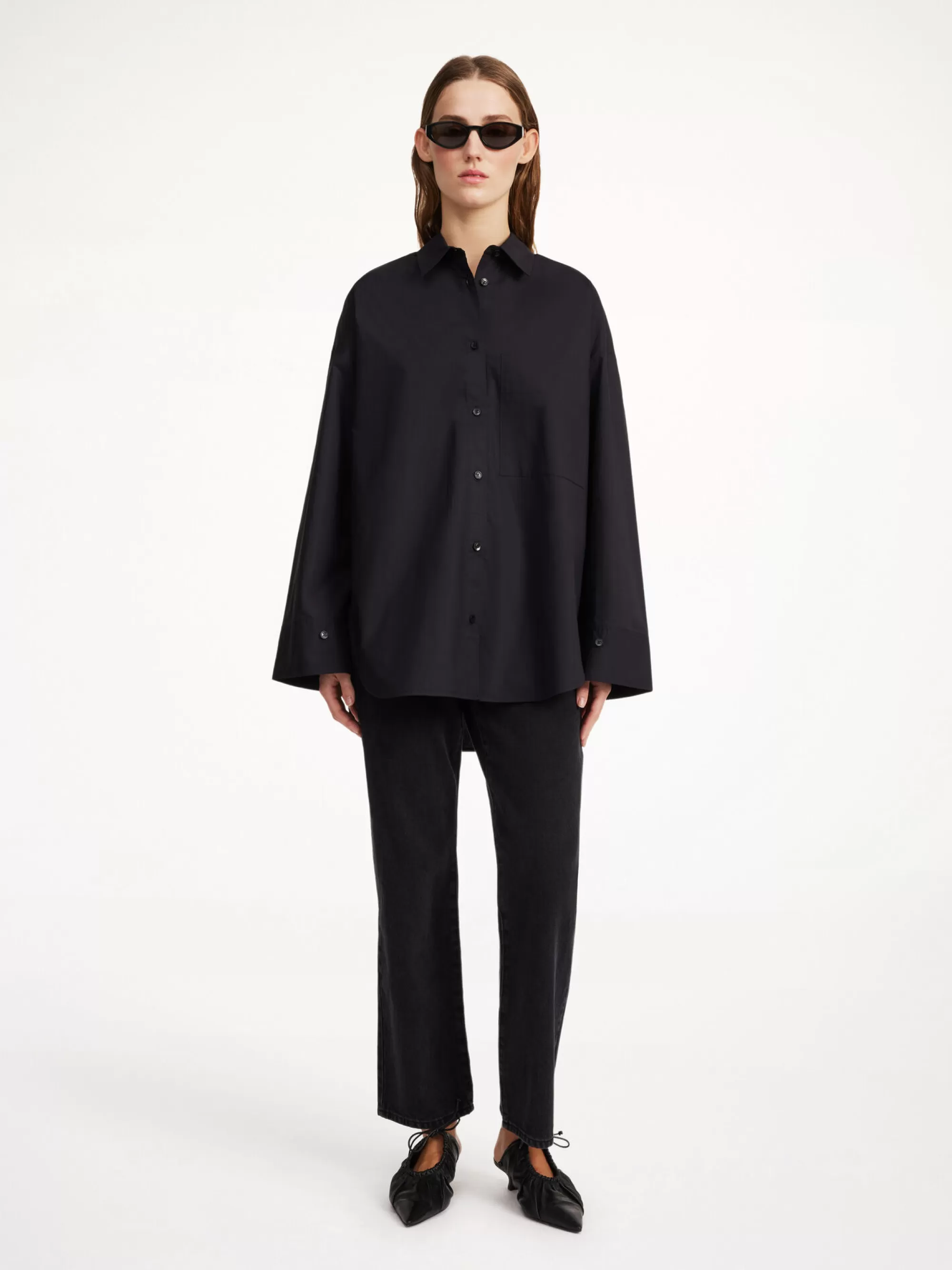 Hot By Malene Birger Derris Skjorte Black