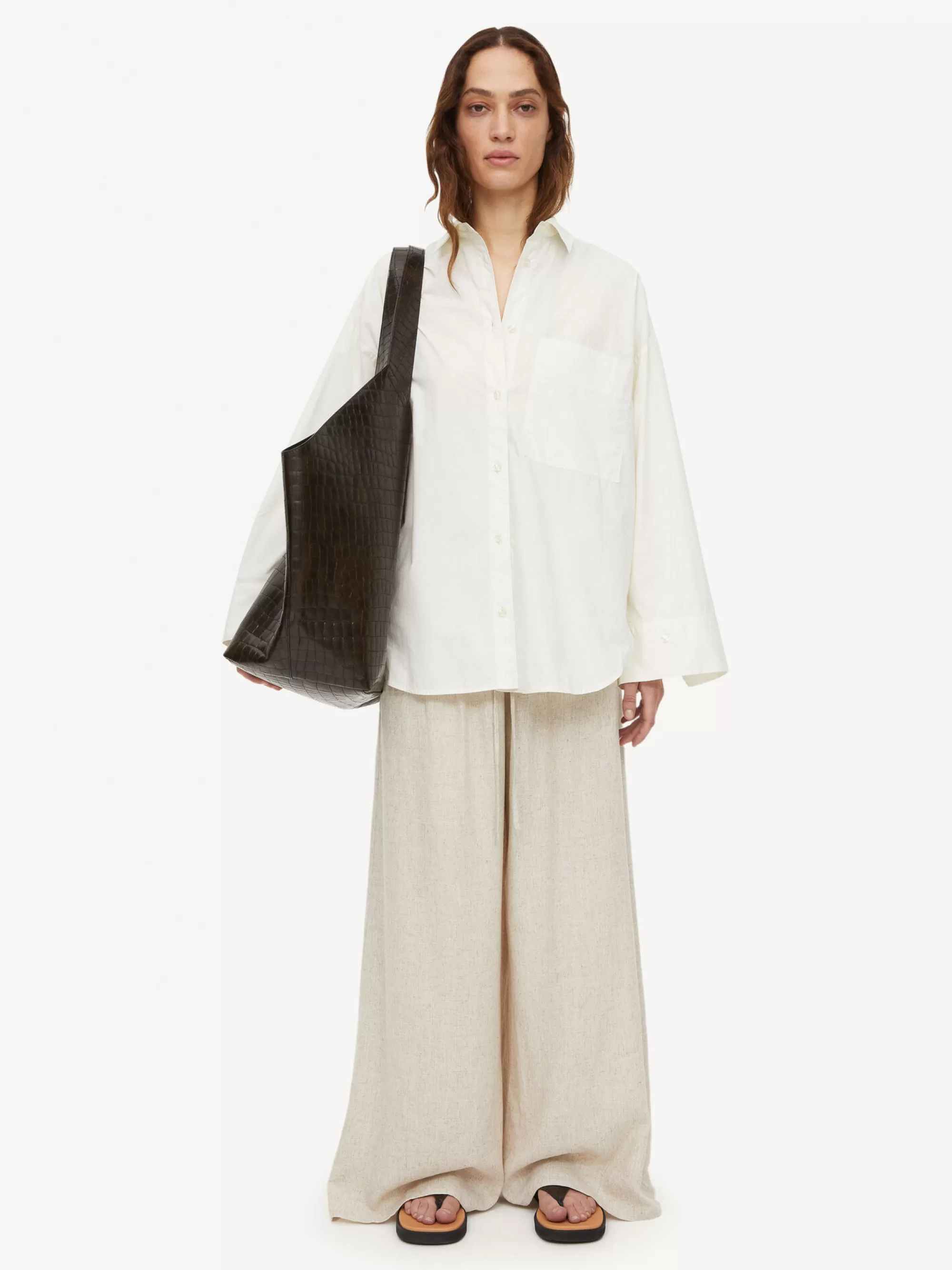 Sale By Malene Birger Derris Skjorte Whisper White