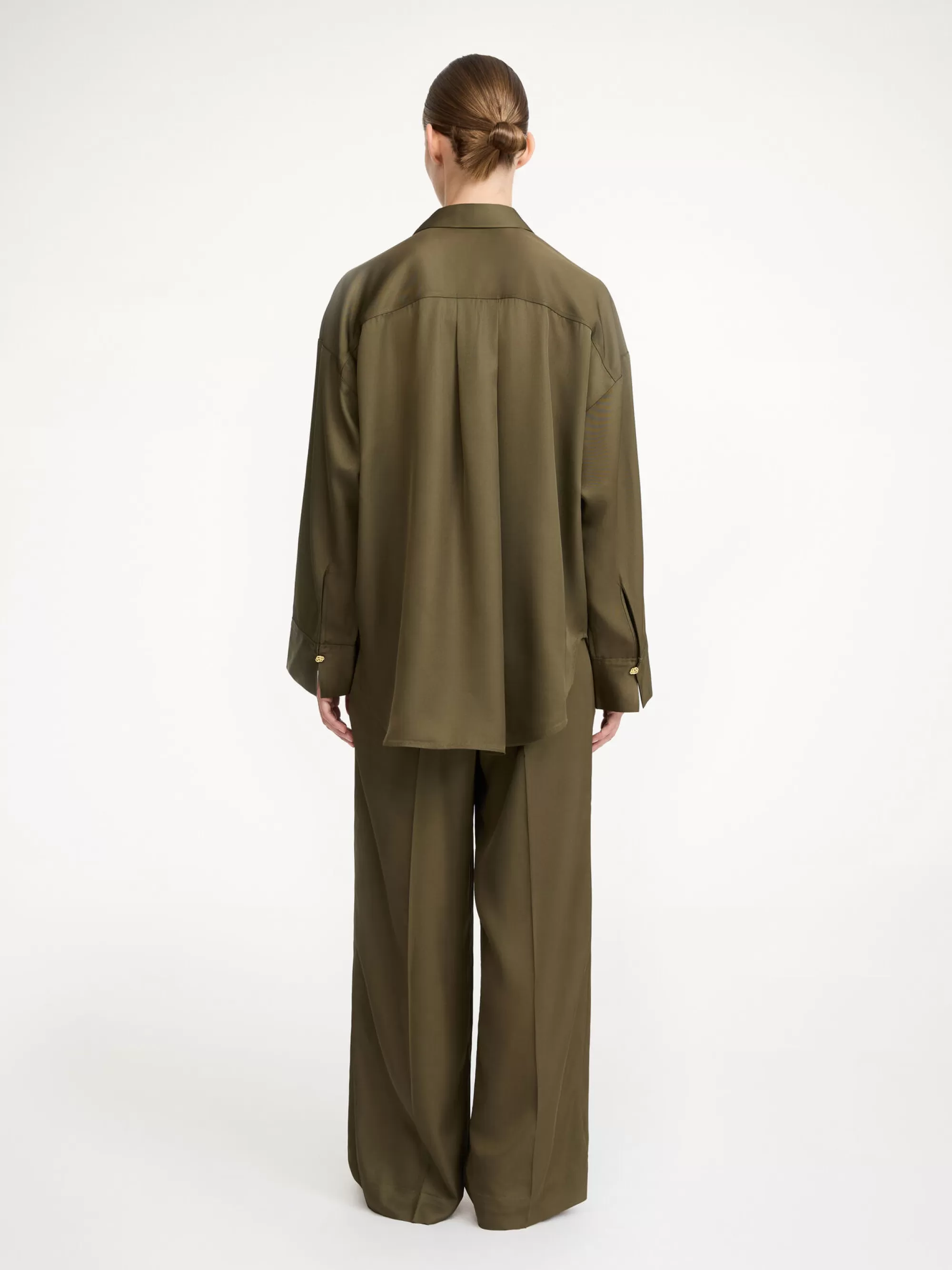 Best Sale By Malene Birger Derris Skjorte Dark olive