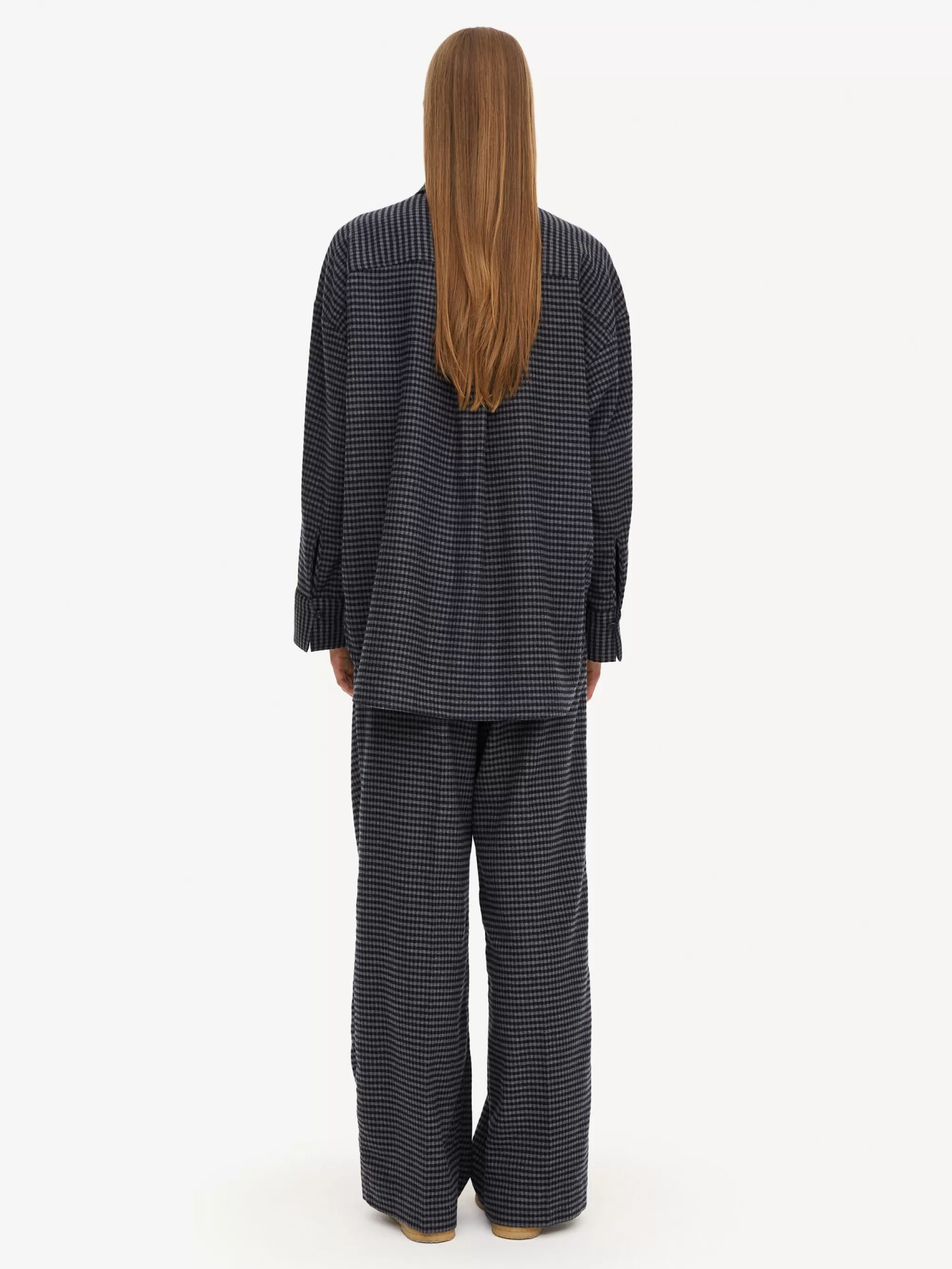 Store By Malene Birger Derris Skjorte Houndstooth