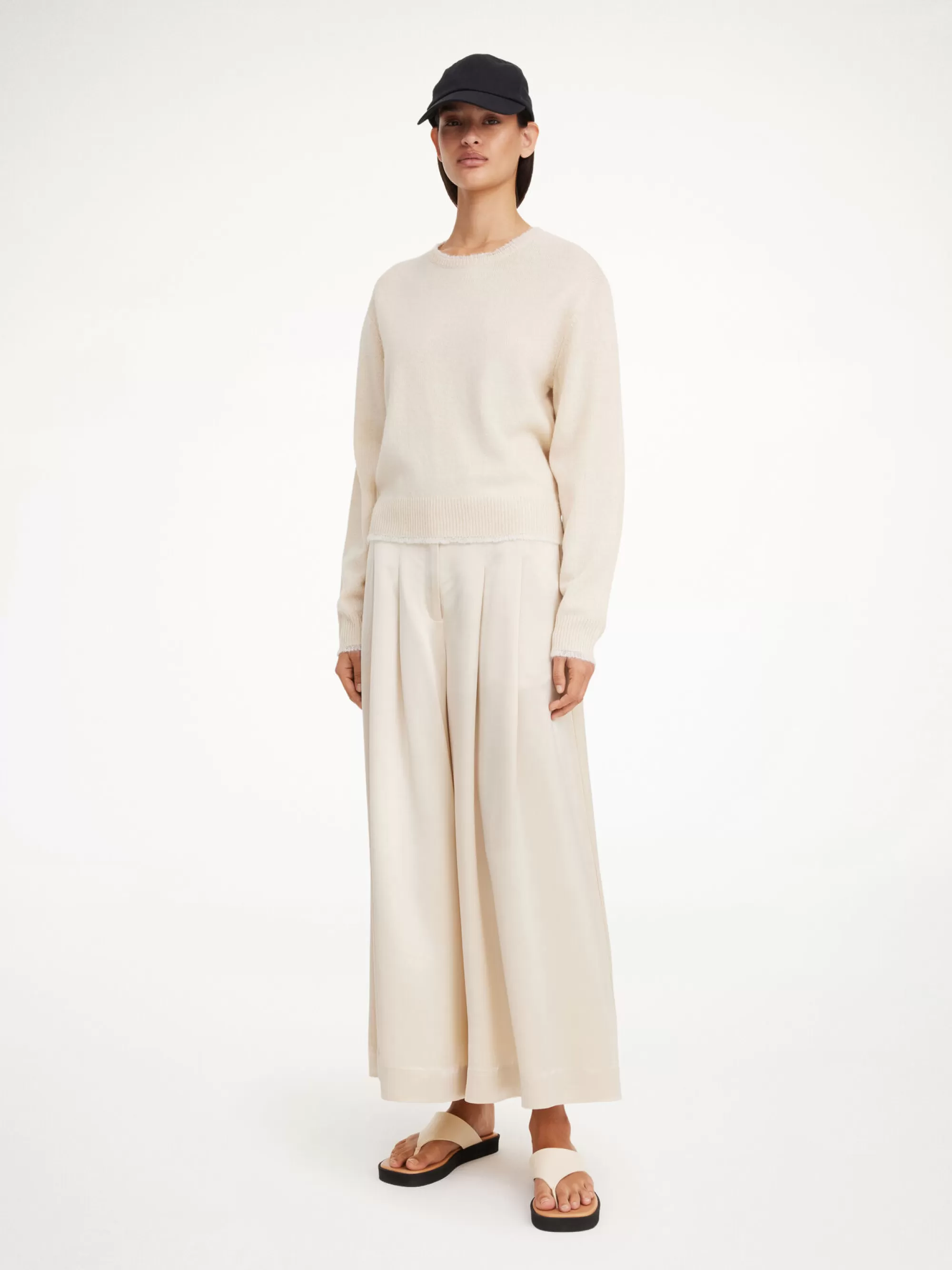 New By Malene Birger Dorite Bukser Oyster Gray