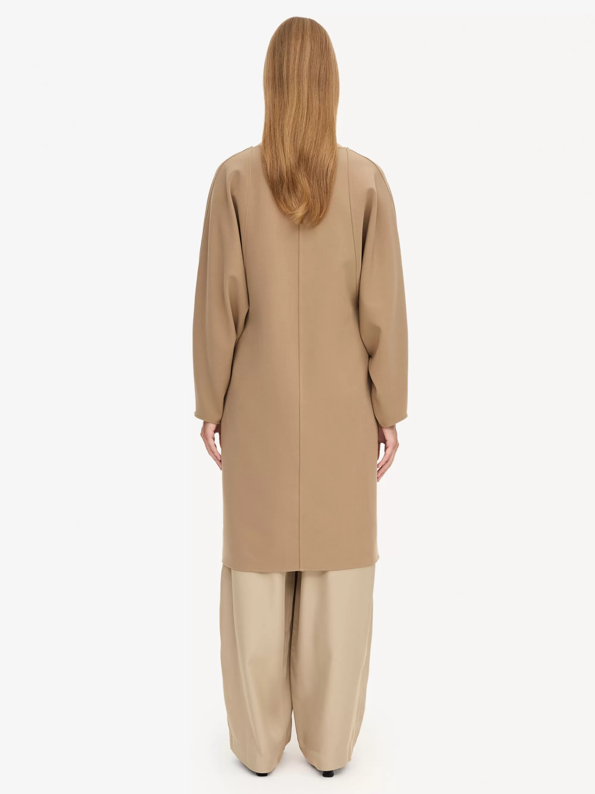 Best Sale By Malene Birger Elvina Midikjole Elmwood Beige