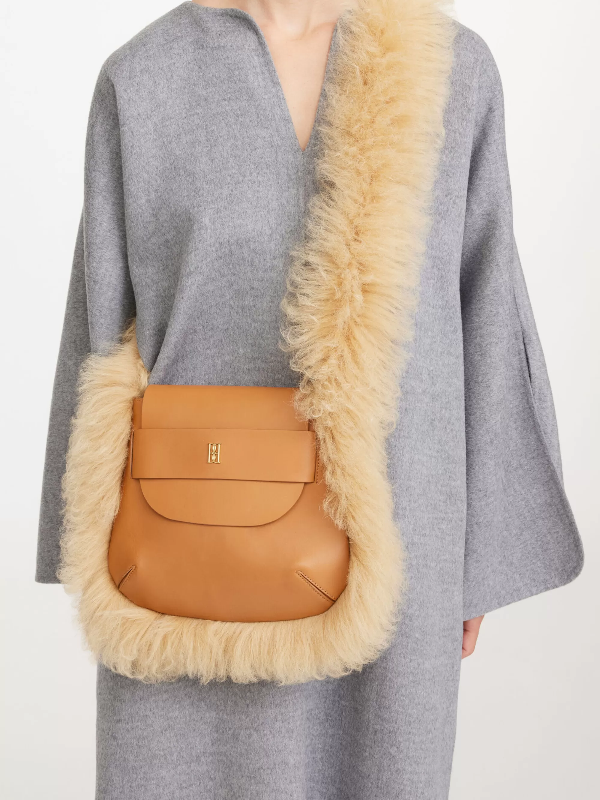 Cheap By Malene Birger Etlon Taske I Læder Cognac