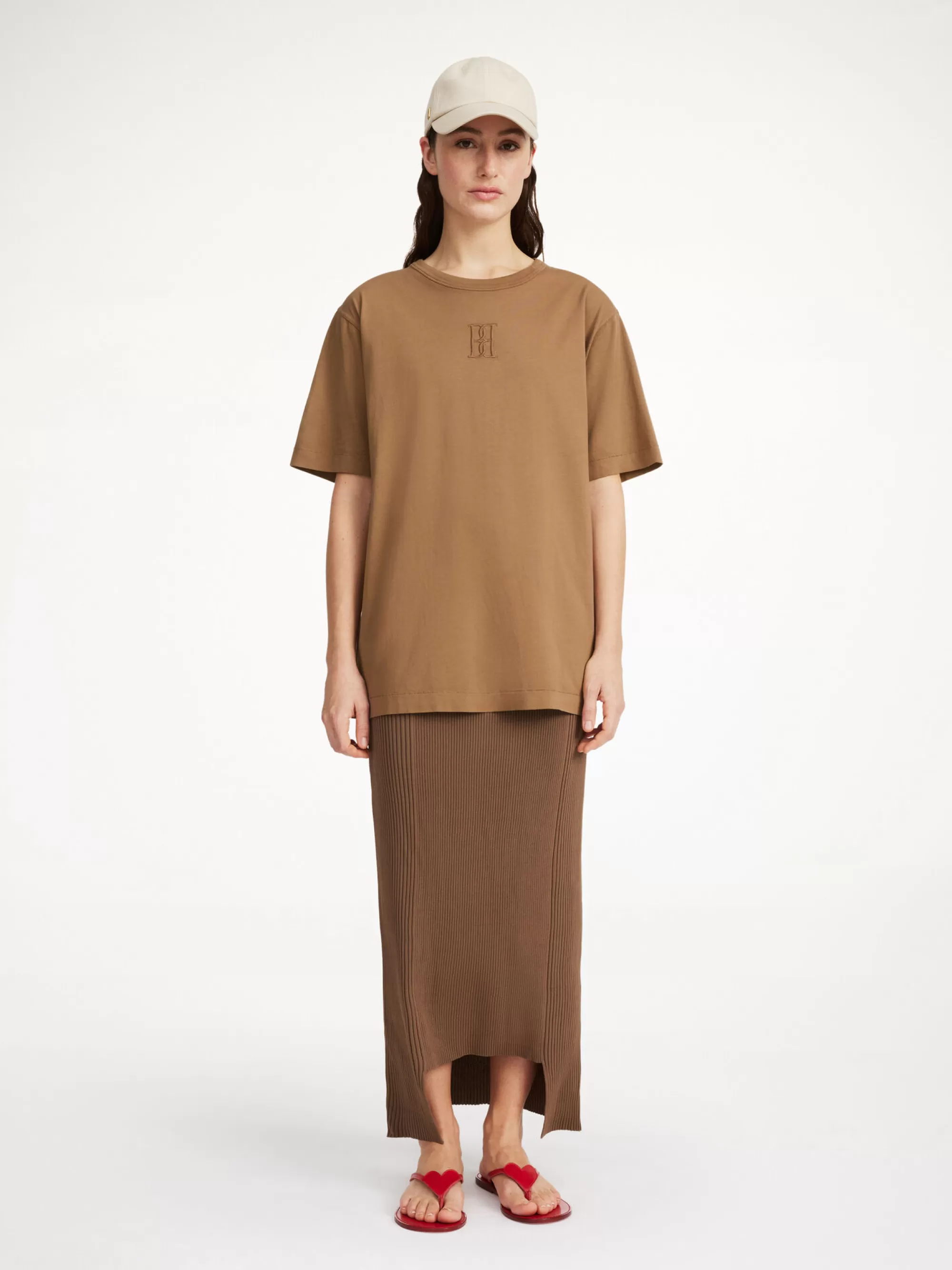 Flash Sale By Malene Birger Fayeh T-shirt I Bomuld Shitake