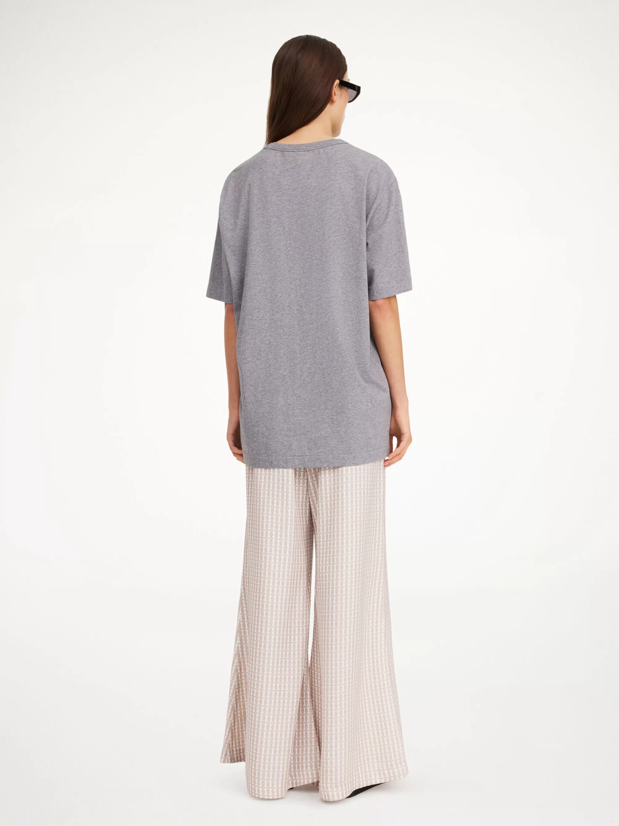 Shop By Malene Birger Fayeh T-shirt I Bomuld Grey Melange