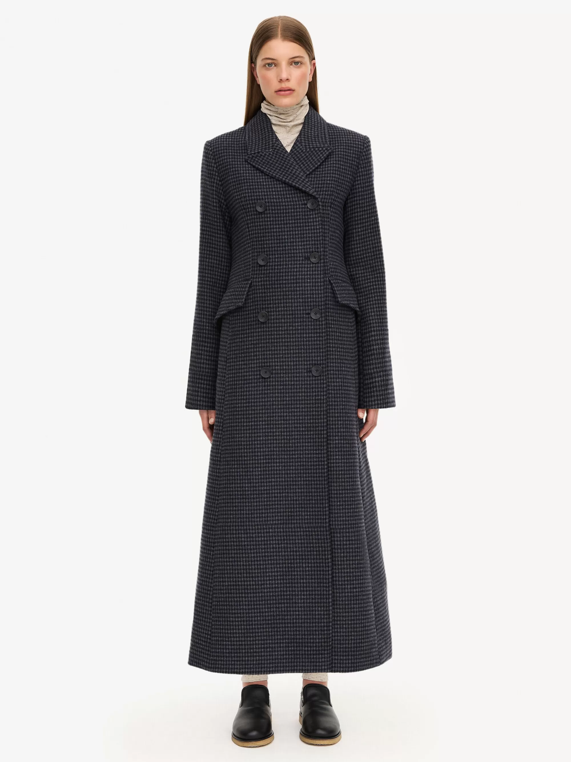 Shop By Malene Birger Gardeniia Ternet Frakke Houndstooth