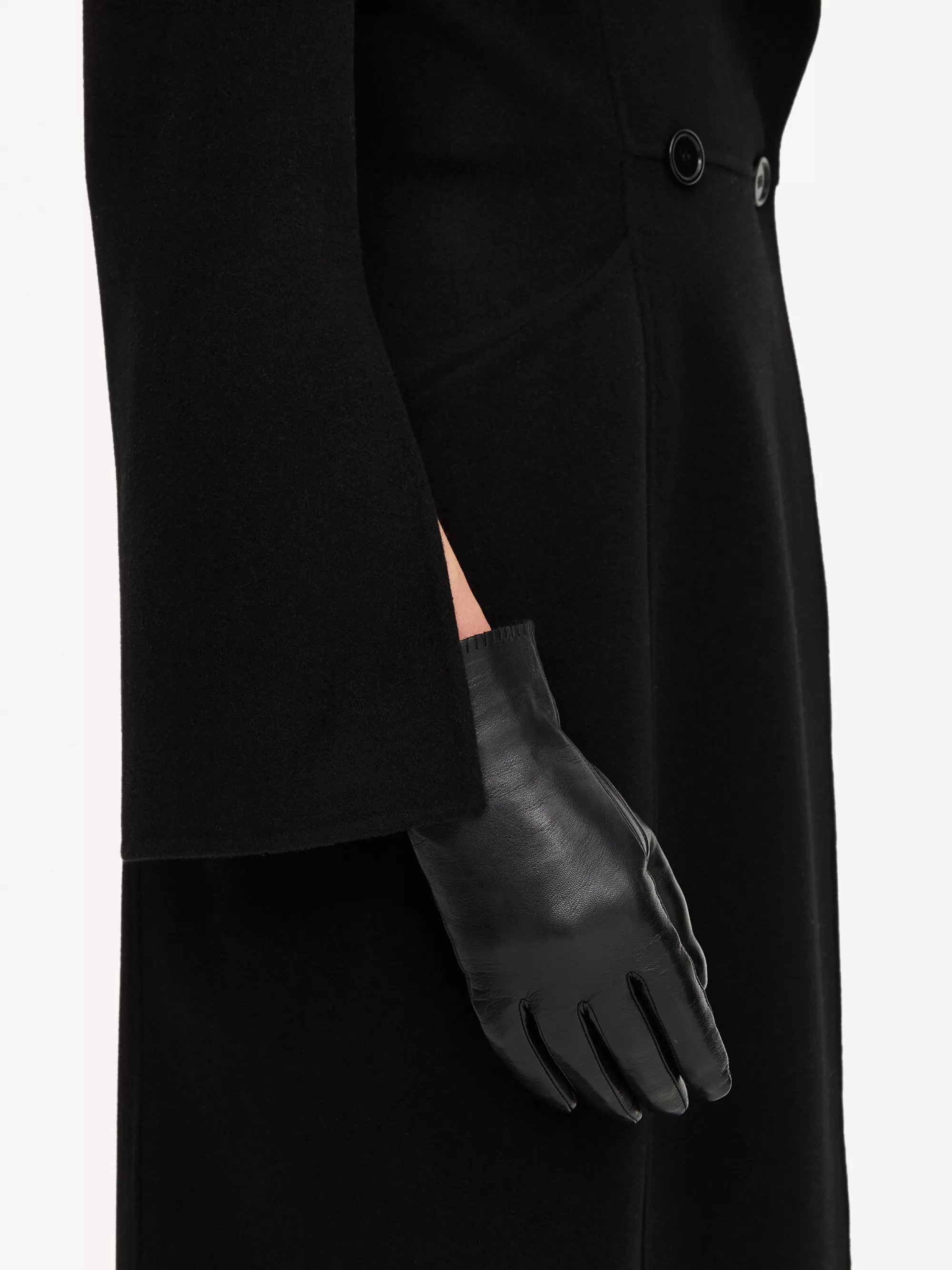 Fashion By Malene Birger Ginny Læderhandsker Black