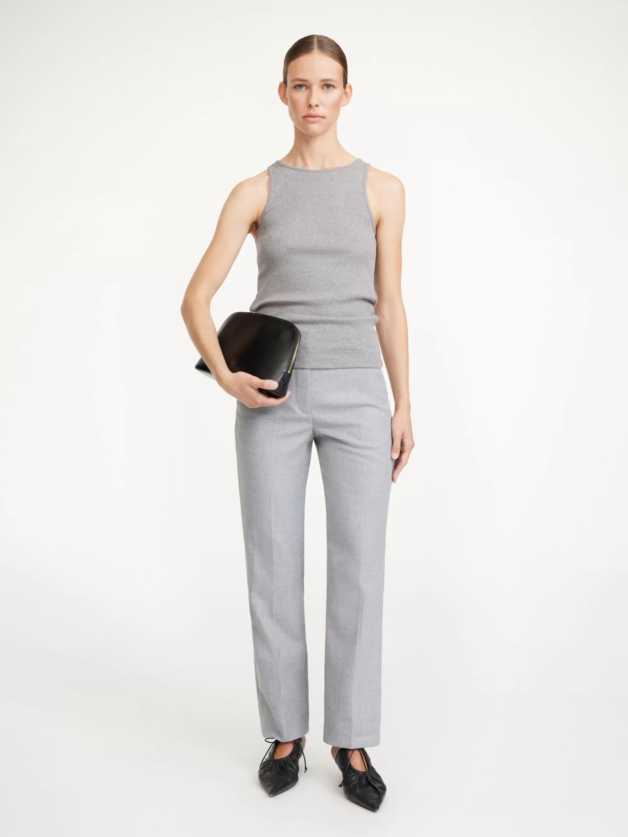 Flash Sale By Malene Birger Igda Bukser Grey Melange