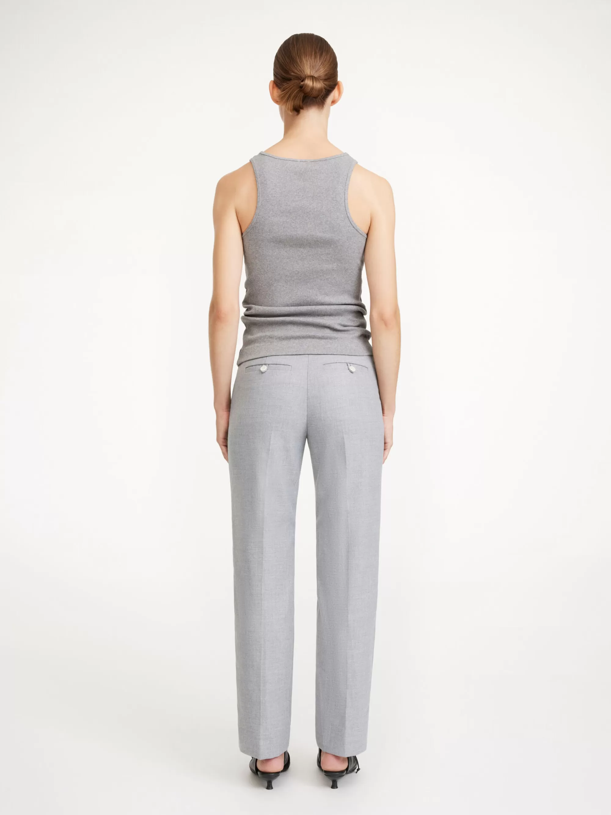 Flash Sale By Malene Birger Igda Bukser Grey Melange