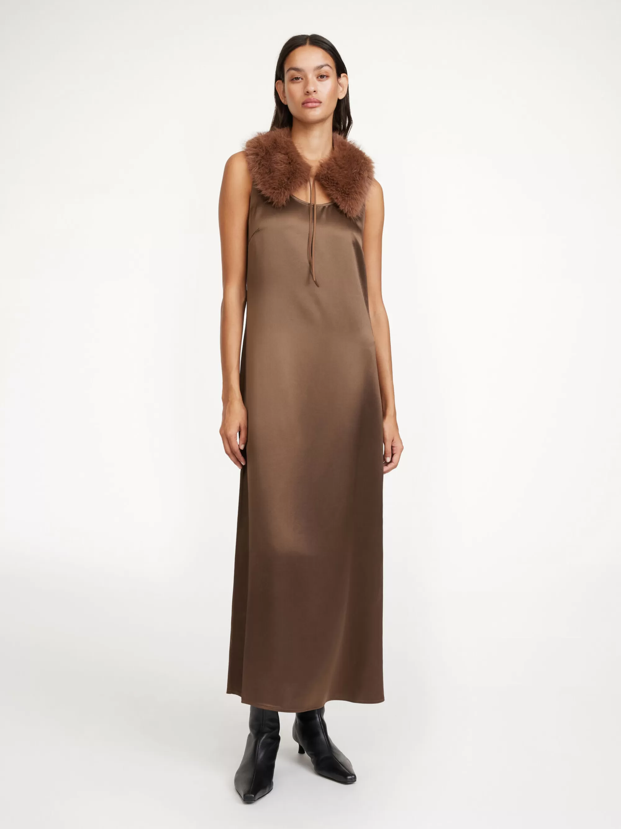 Cheap By Malene Birger Jerrica Maxikjole Warm brown