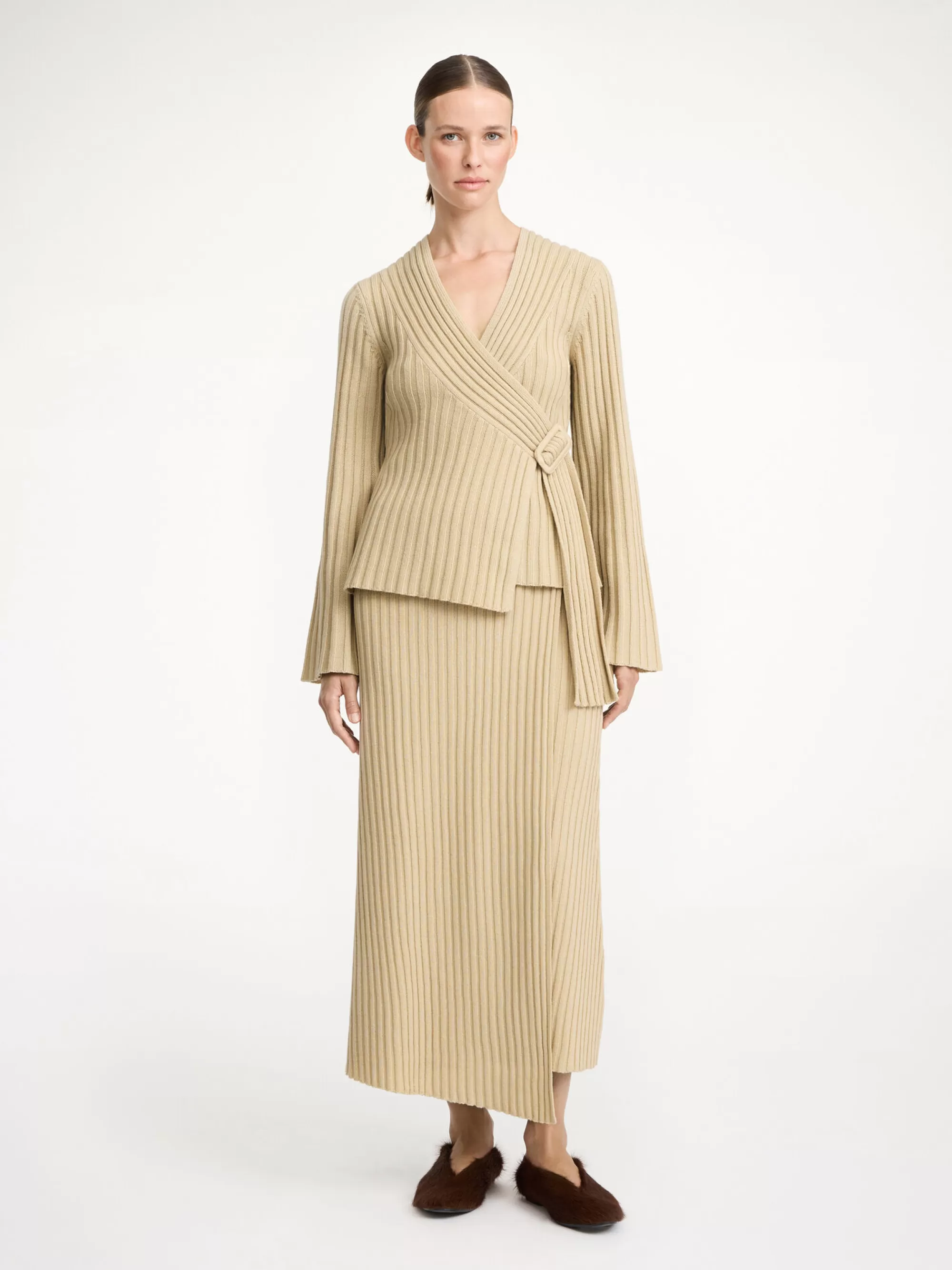 Store By Malene Birger Jeyda Sweater I Merinould Old Beige